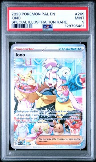 2023 #269 Iono PSA 9 Pal EN-Paldea Evolved Pokemon