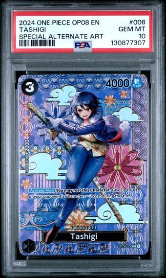 2024 #006 Tashigi PSA 10 One Piece OP08-Two Legends