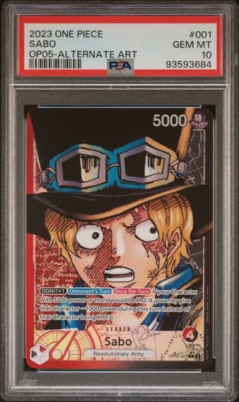 2023 #001 Sabo PSA 10 OP05-Awakening of the New Era One Piece