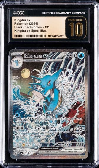 2024 #131 Kingdra EX CGC 10 Pristine Svp EN-SV Black Star Promo Pokemon