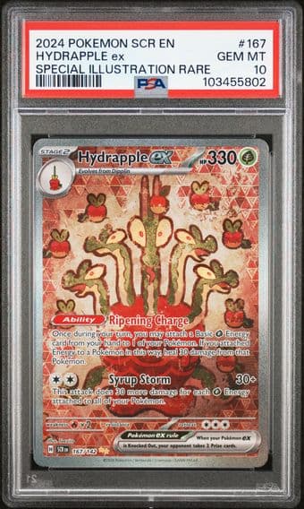 2024 #167 Hydrapple EX PSA 10 Scr EN-Stellar Crown Pokemon