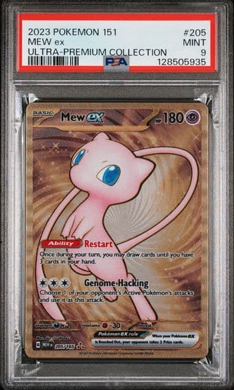 2023 #205 Mew EX PSA 9 151 Ultra-Premium Collection Pokemon