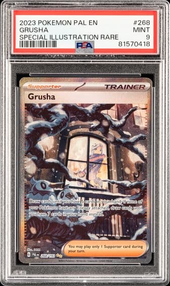 2023 #268 Grusha PSA 9 Pal EN-Paldea Evolved Pokemon