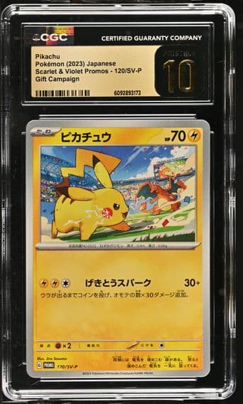 2023 #120/SV-P Pikachu CGC 10 Pristine Scarlet & Violet Promos - Japanese