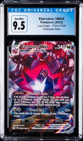 2022 #TG22 Full Art/Eternatus Vmax CGC 10 Sword & Shield Lost Origin Pokemon