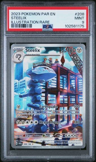 2023 #208 Steelix PSA 9 Par EN-Paradox Rift Pokemon