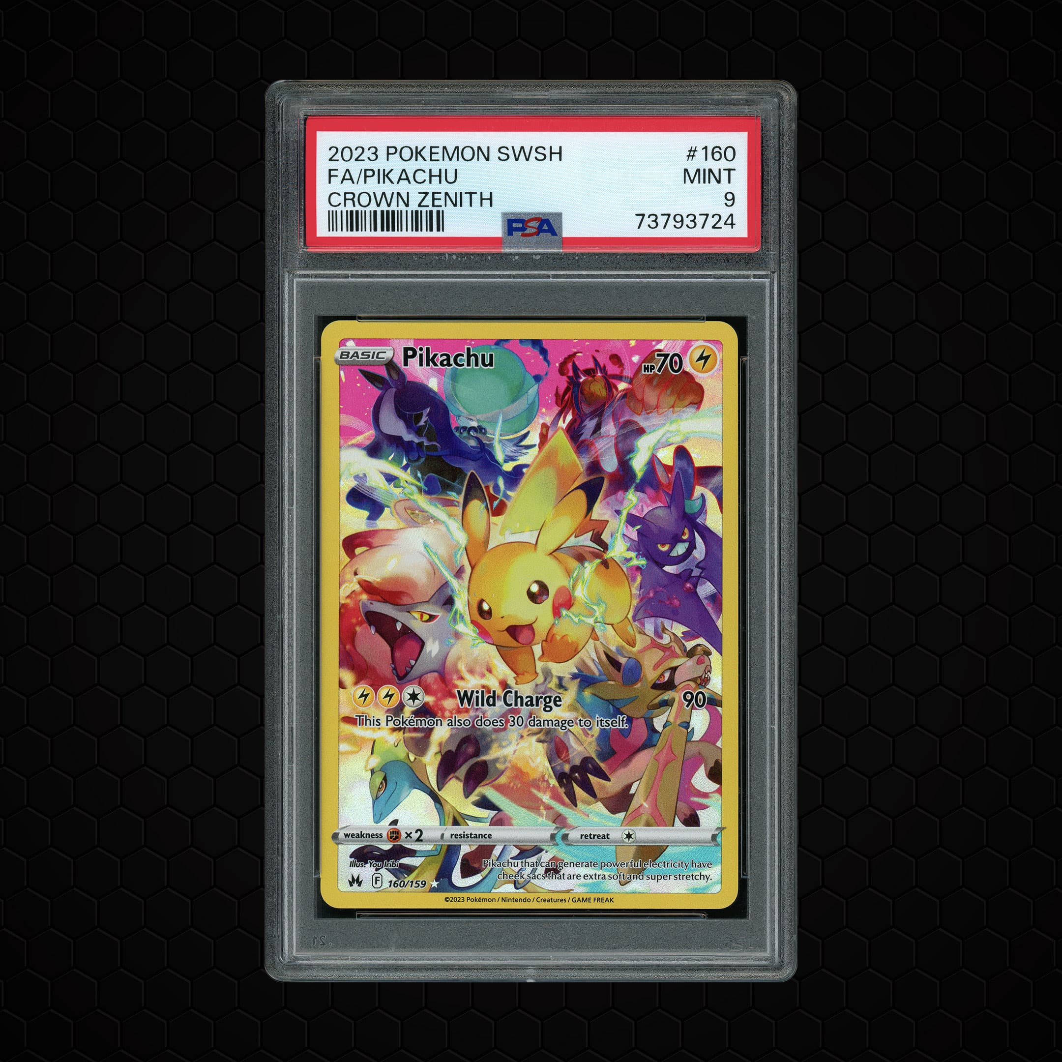 2023 Crown Zenith Pikachu  PSA 9