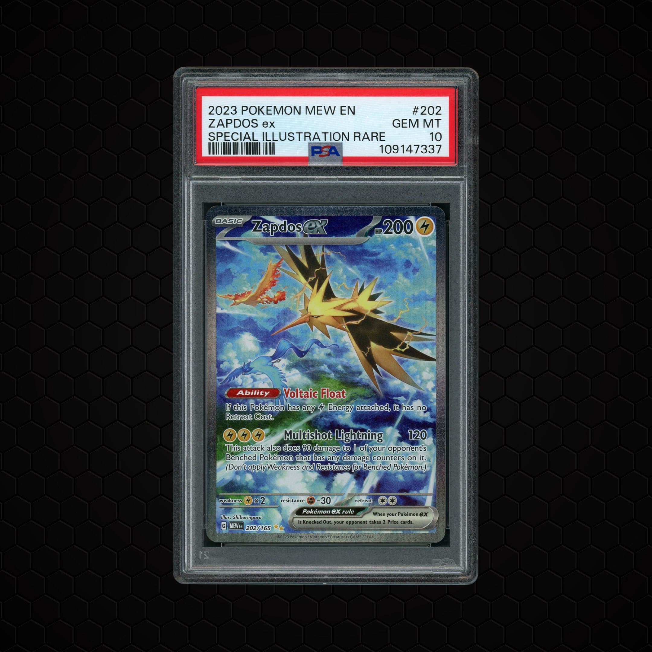 2023 Pokemon 151 Zapdos EX  PSA 10