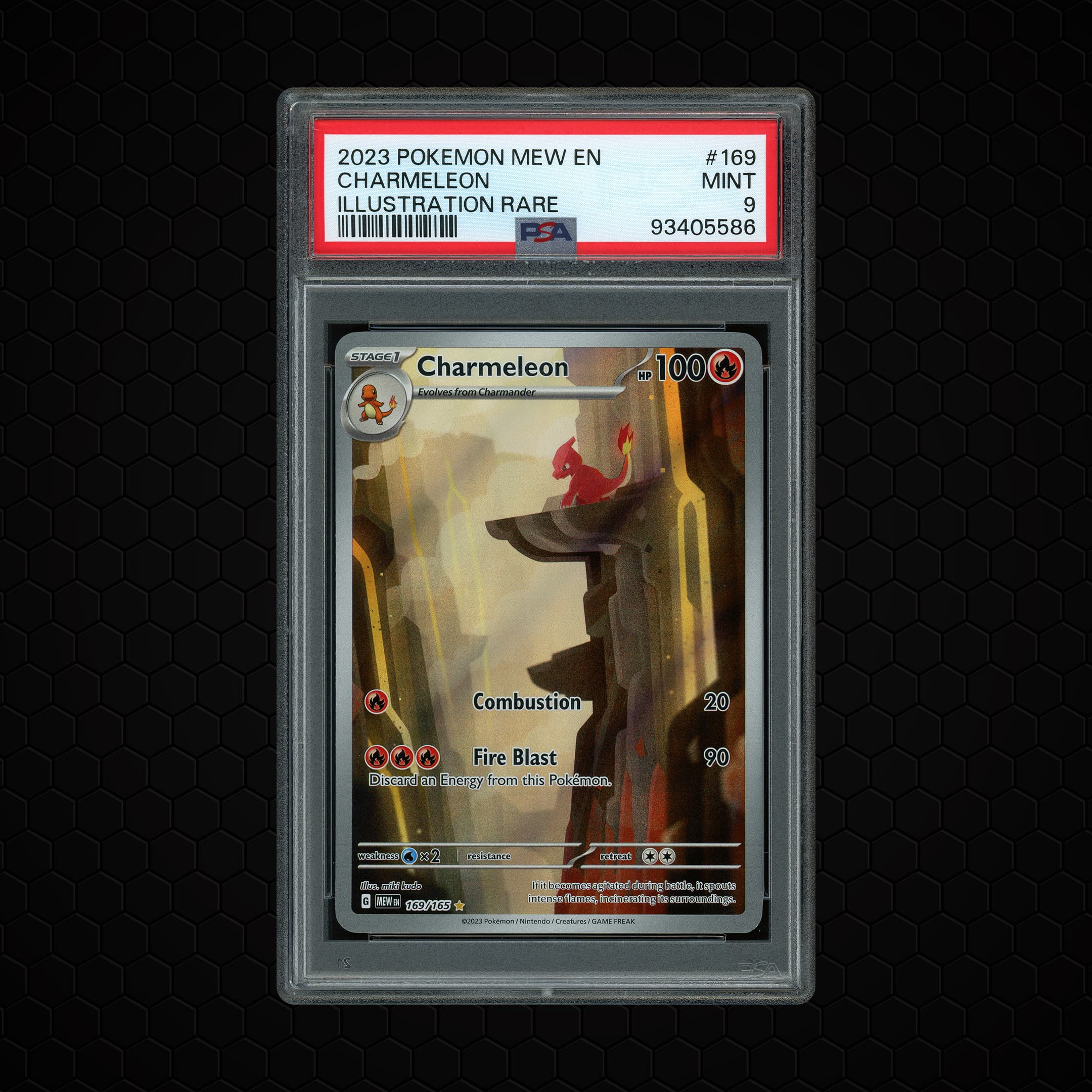 2023 Pokemon 151 Charmeleon  PSA 9