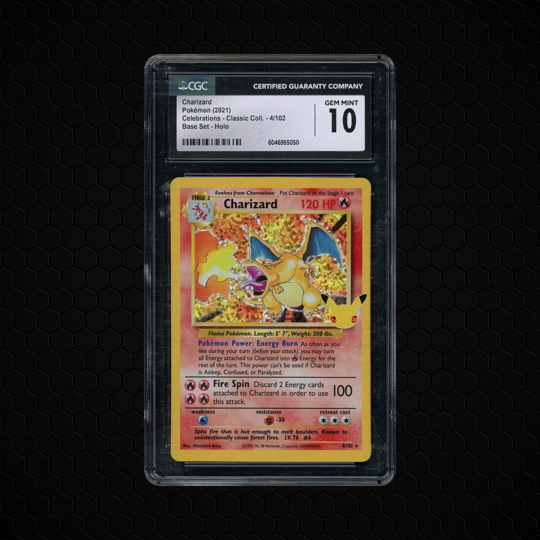 2021 Celebrations Classic Collection Charizard  CGC 10