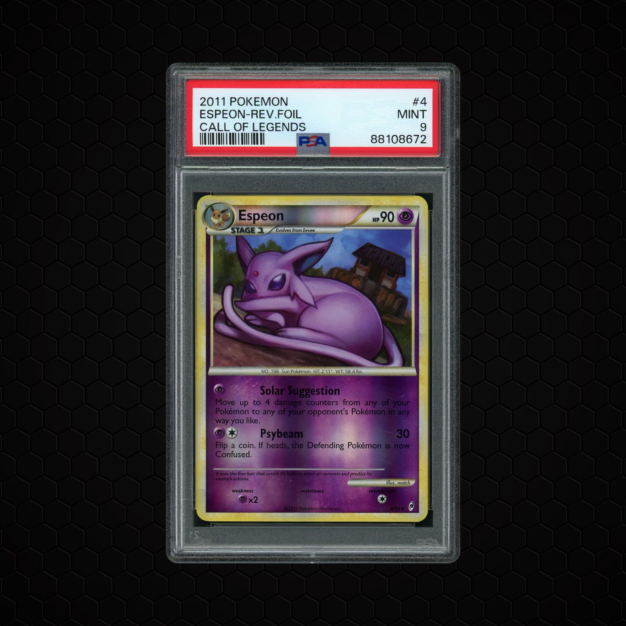2011 Call of Legends Espeon  PSA 9