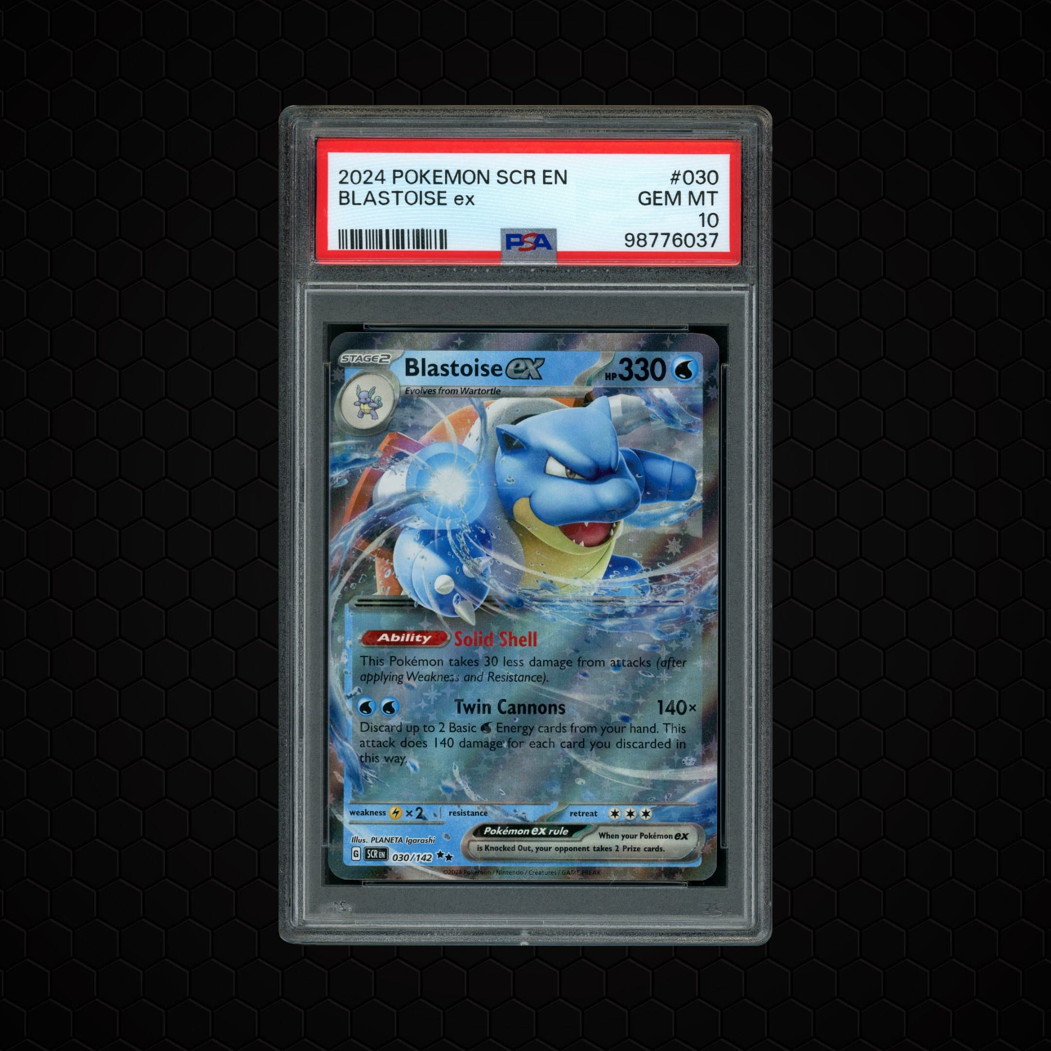 2024 Stellar Crown Blastoise EX  PSA 10