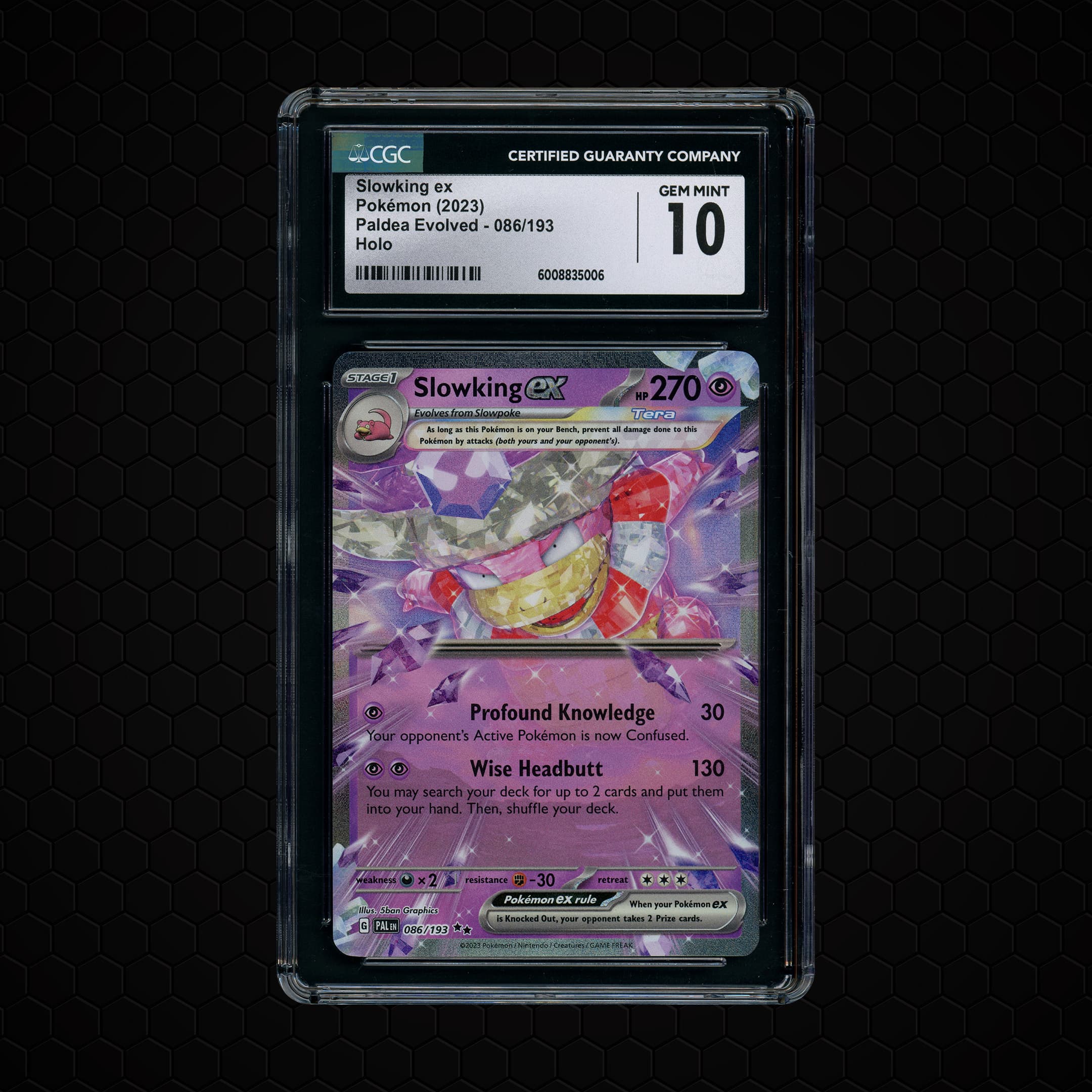 2023 Paldea Evolved Slowking EX  CGC 10