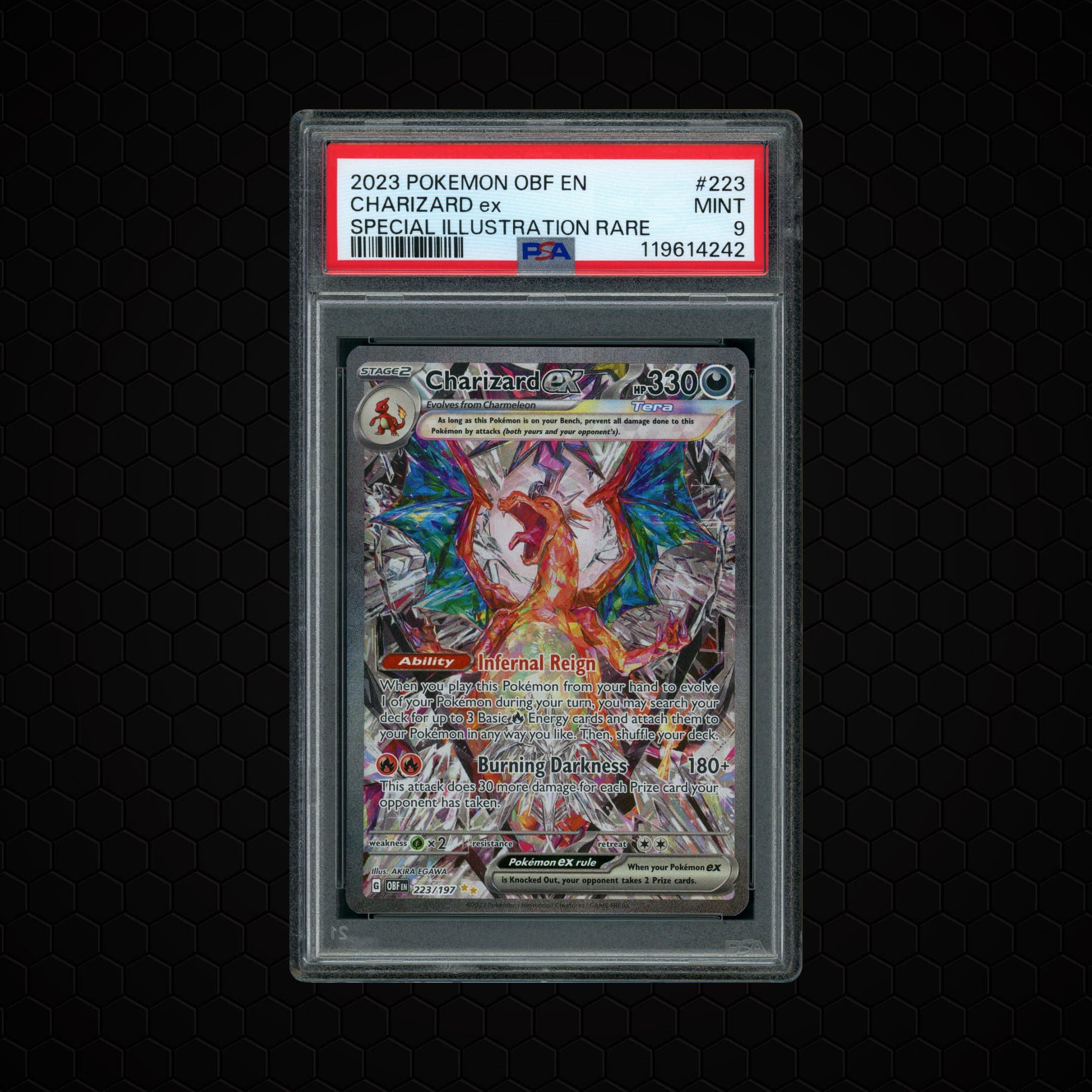 2023 Obsidian Flames Charizard EX  PSA 9