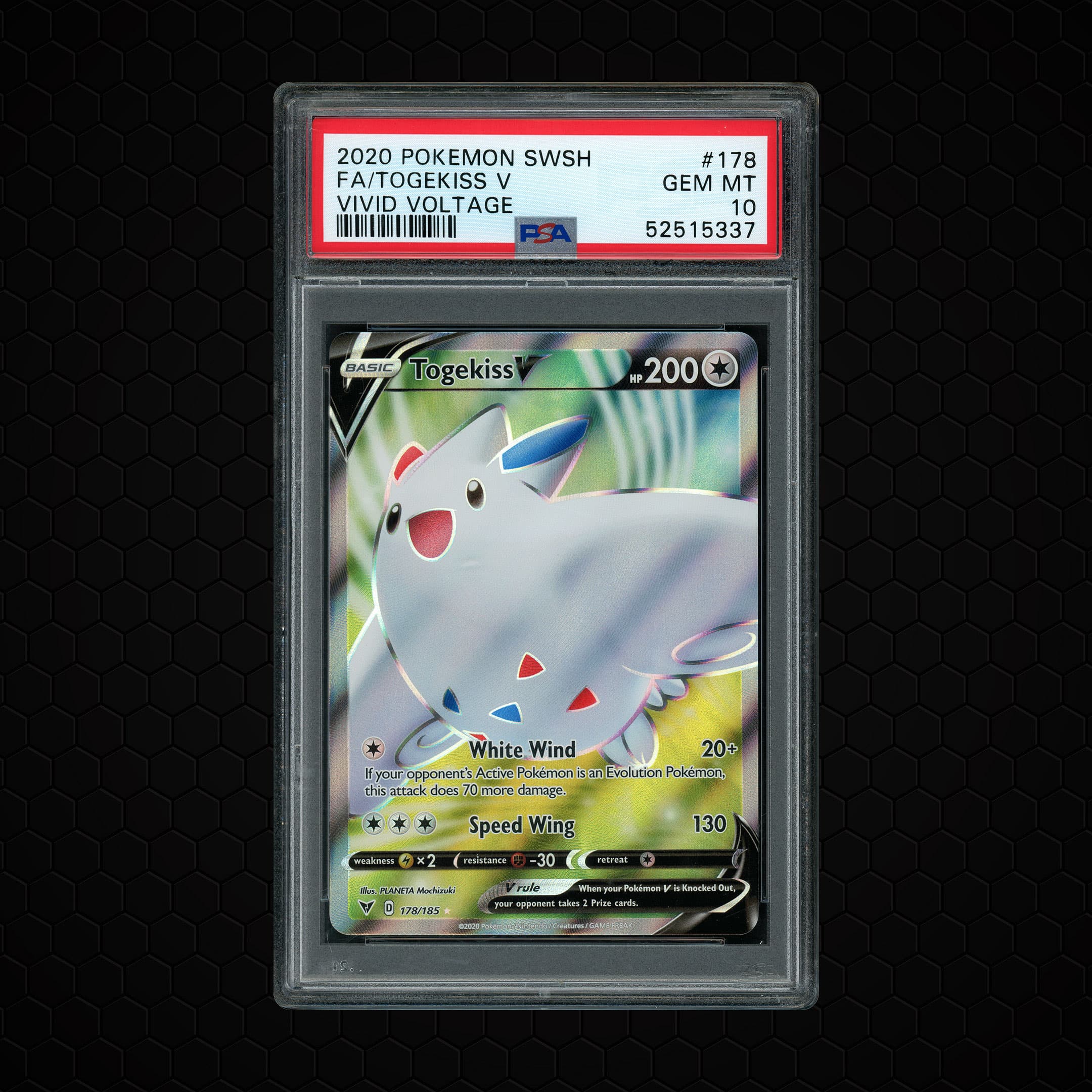 2020 Vivid Voltage Togekiss V  PSA 10