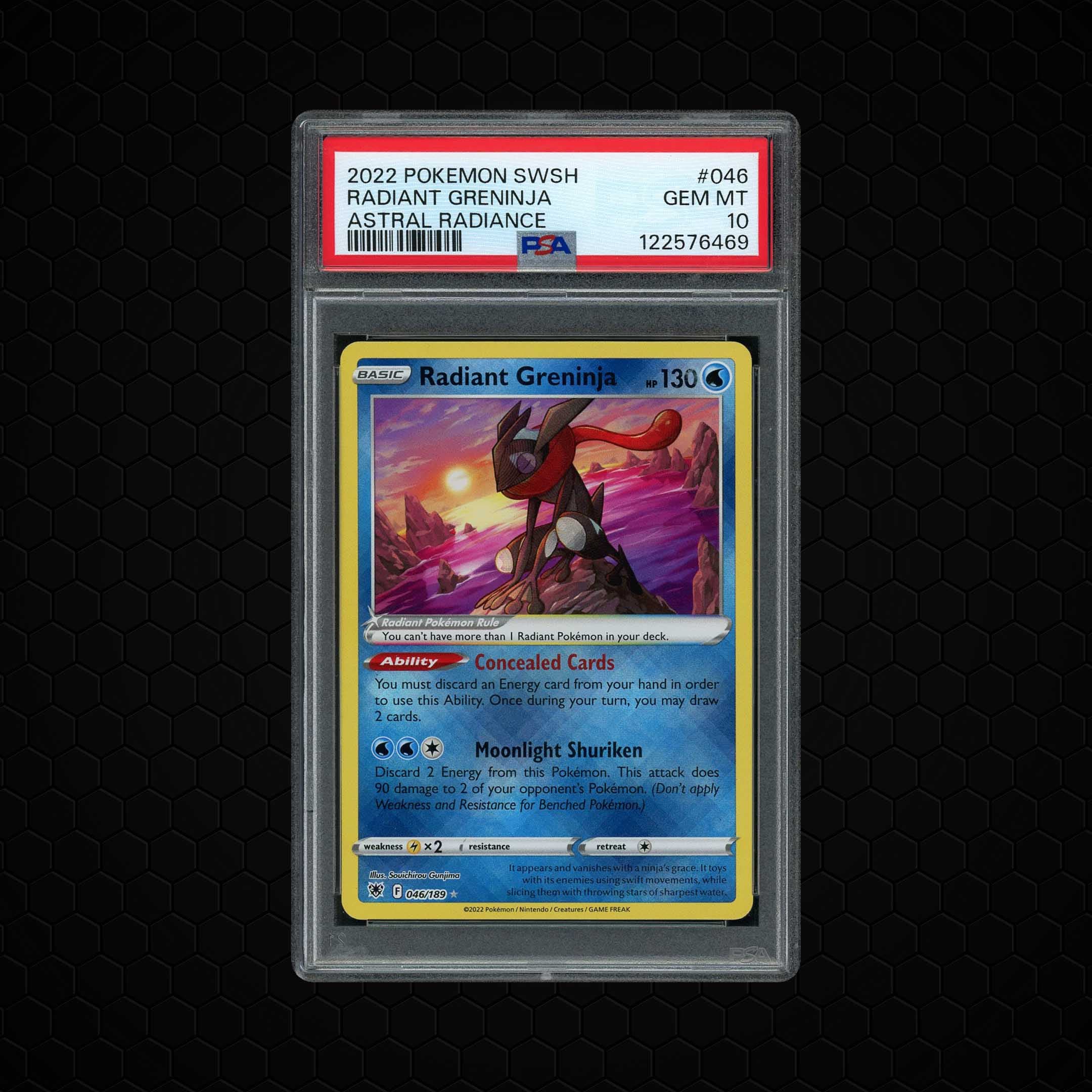 2022 Astral Radiance Radiant Greninja  PSA 10