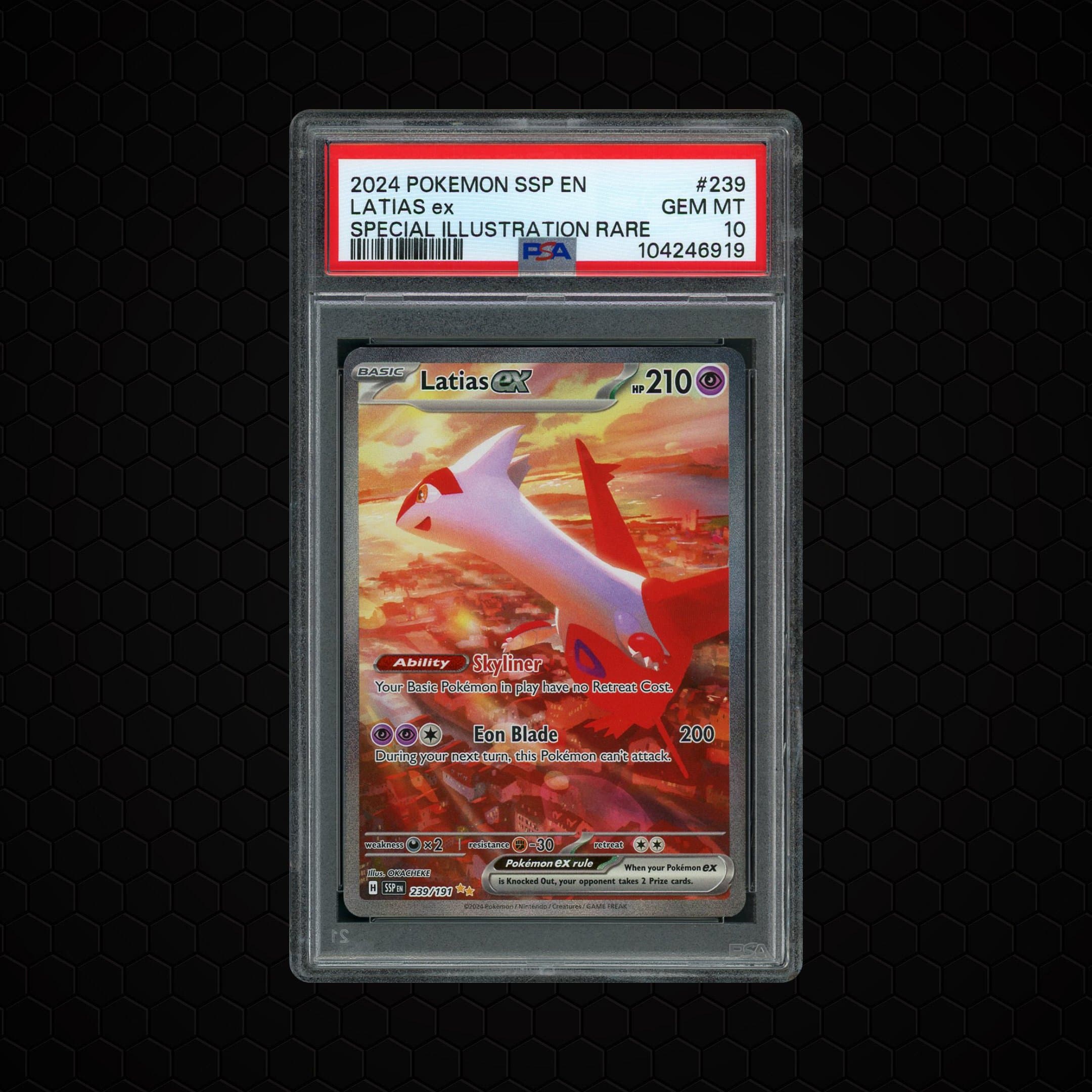 2024 Surging Sparks Latias EX  PSA 10