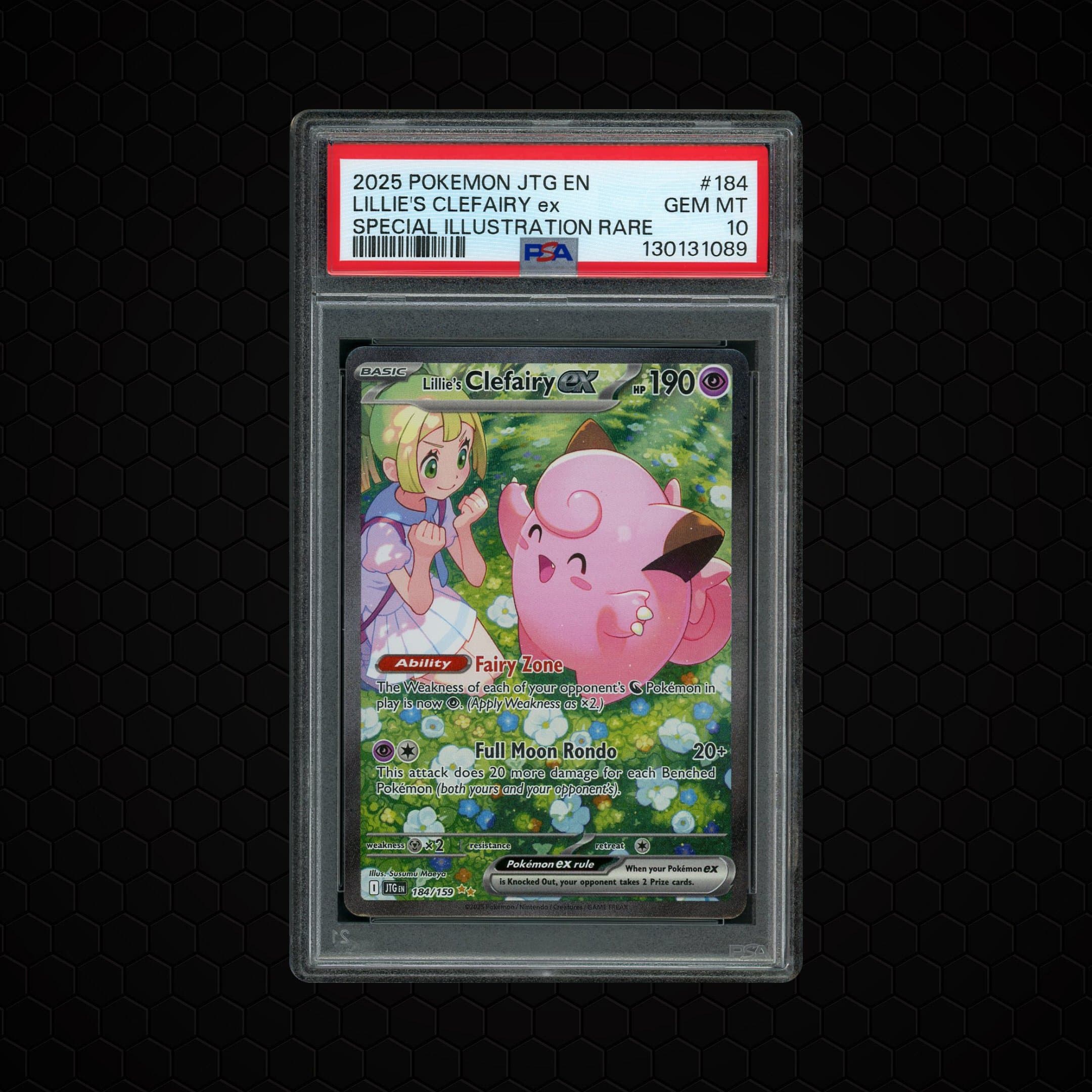 2025 Journey Together Lillie's Clefairy EX  PSA 10