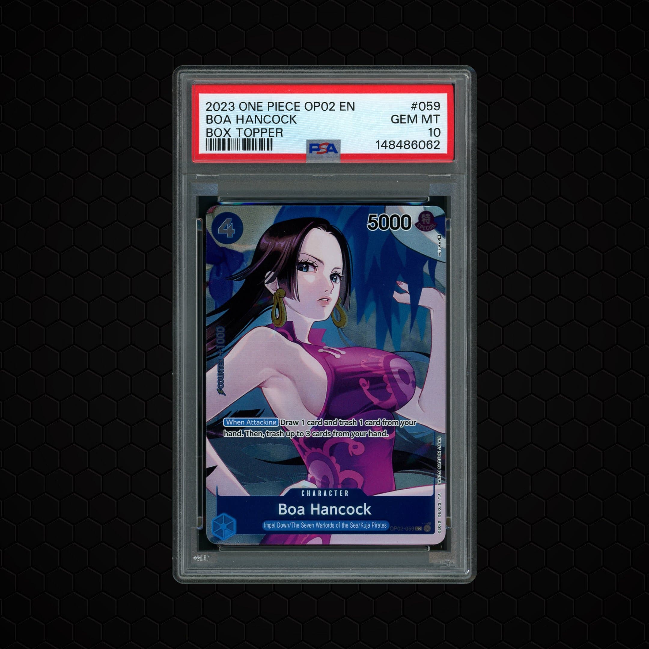 2023 Paramount War Boa Hancock #OP02-059 PSA 10
