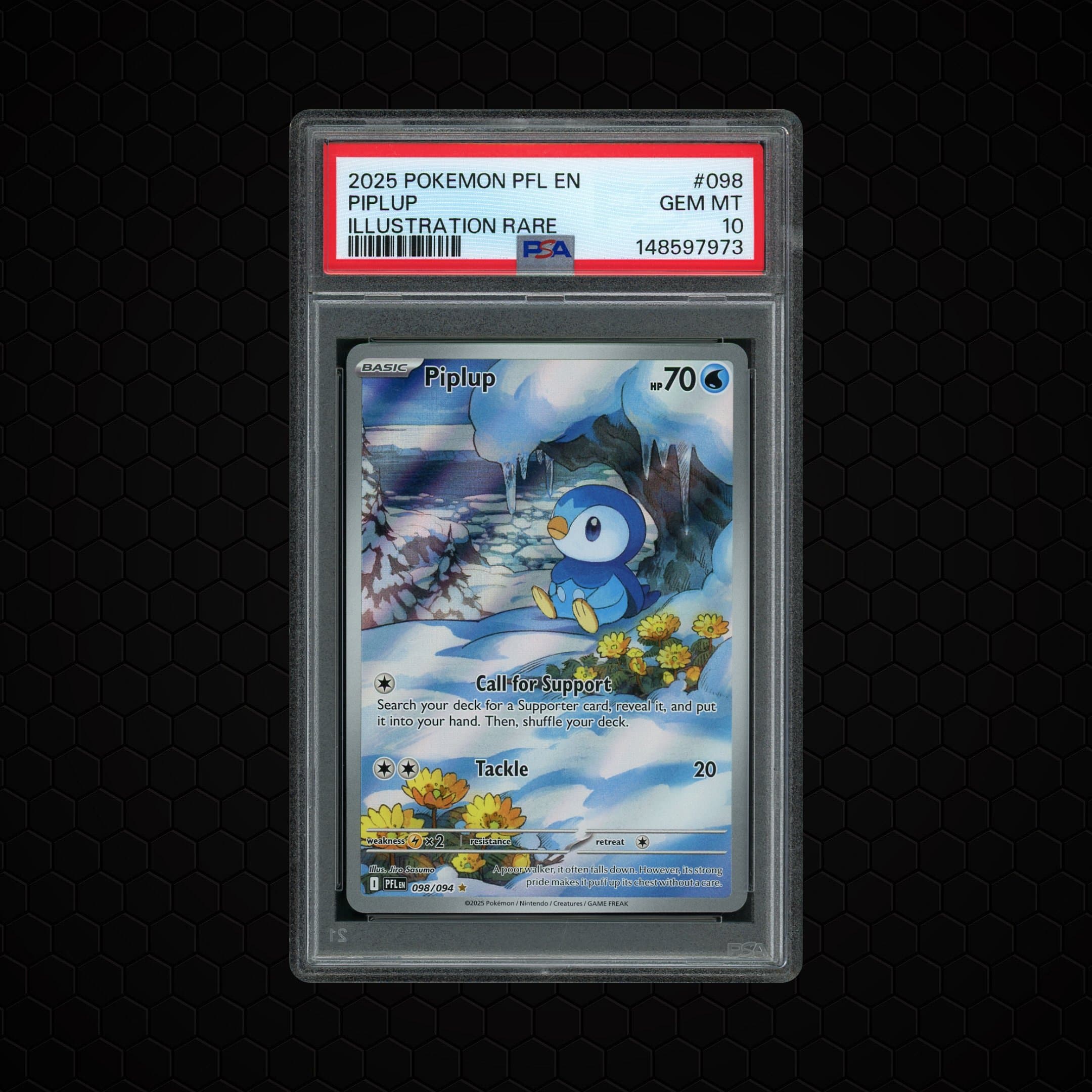 2025 Phantasmal Flames Piplup  PSA 10