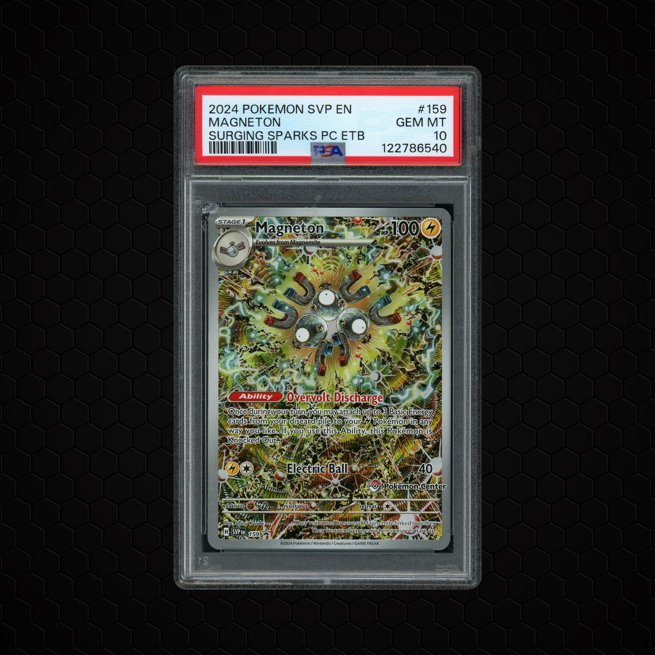 2024 Black Star Promo Magneton  PSA 10