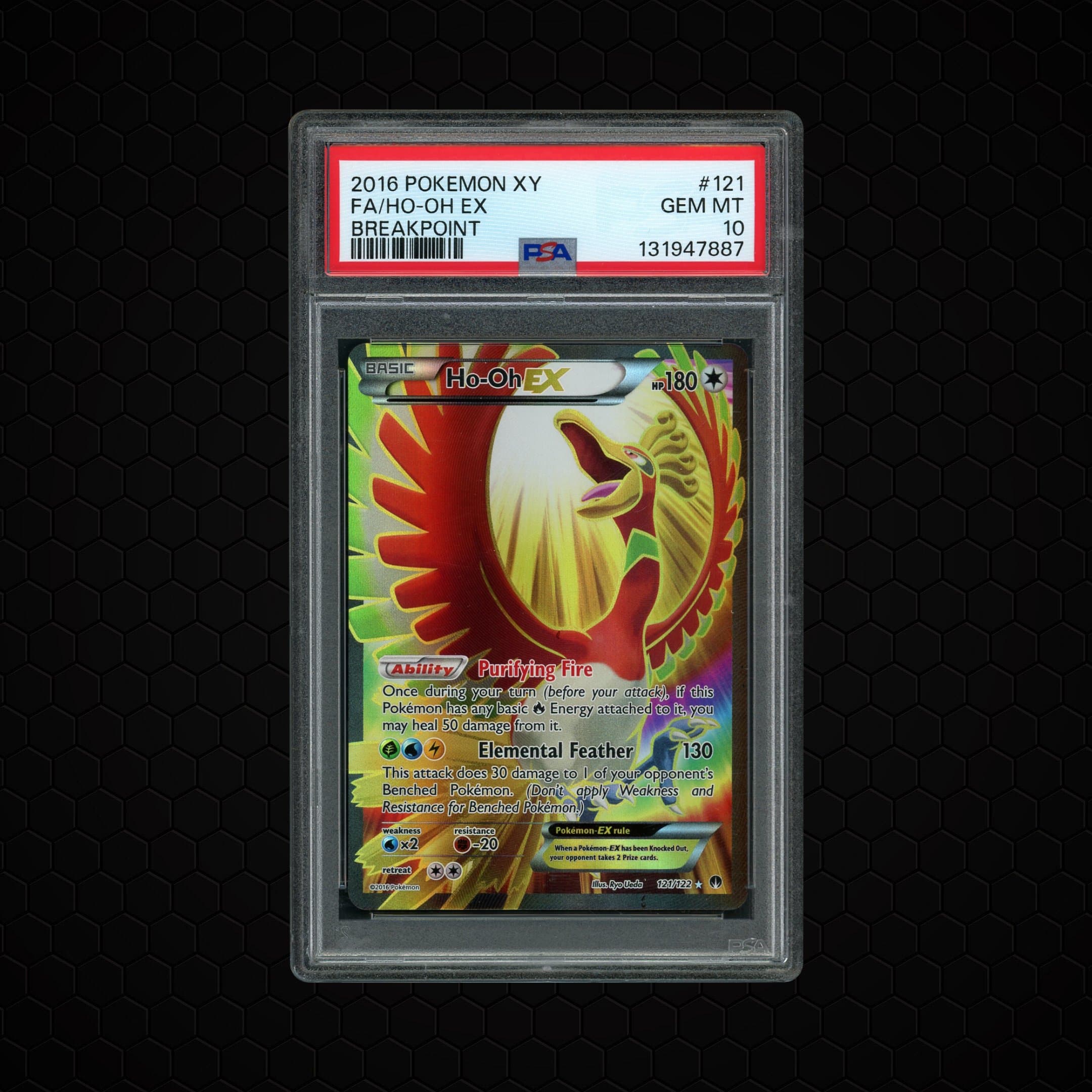 2016 XY Breakpoint Ho-Oh EX  PSA 10