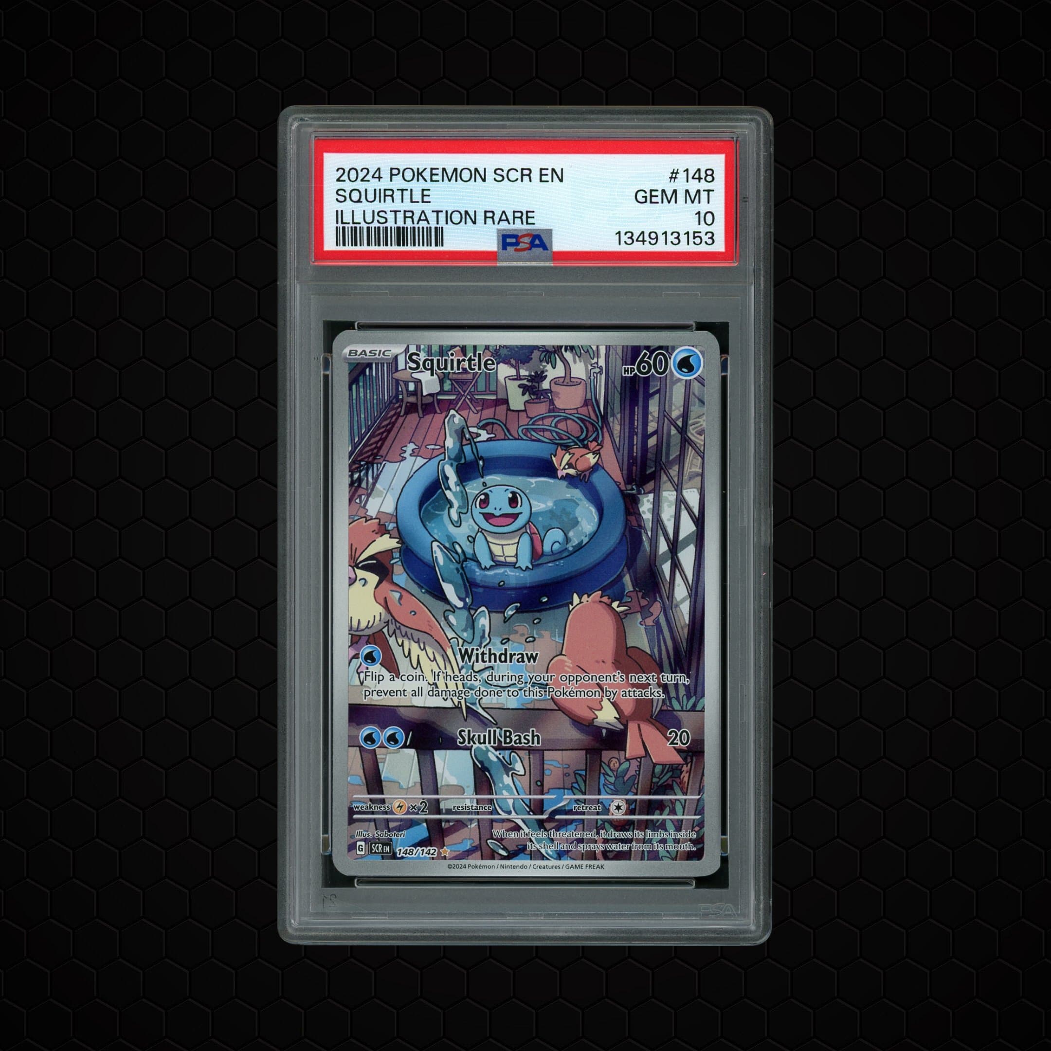 2024 Stellar Crown Squirtle  PSA 10