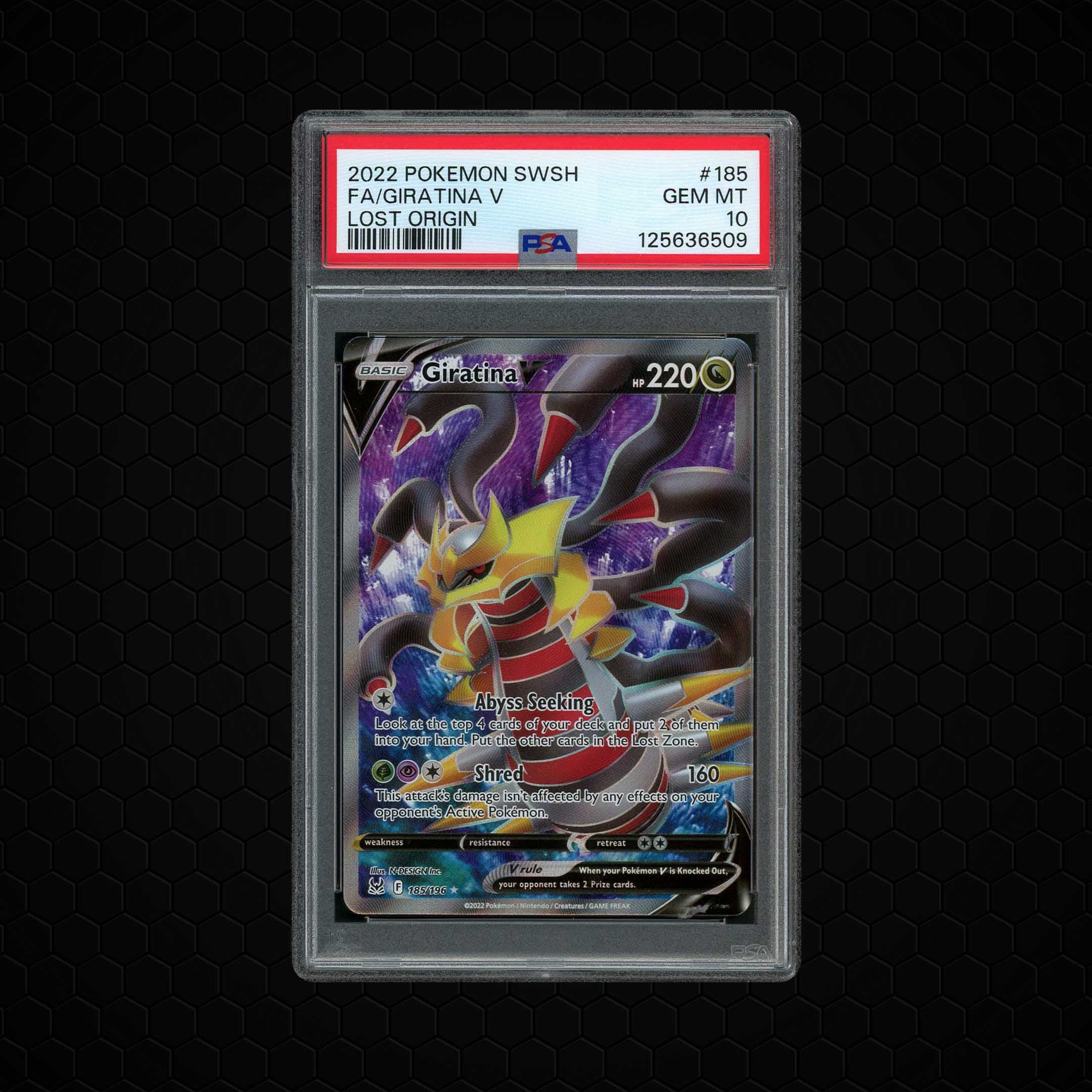 2022 Lost Origin Giratina V  PSA 10