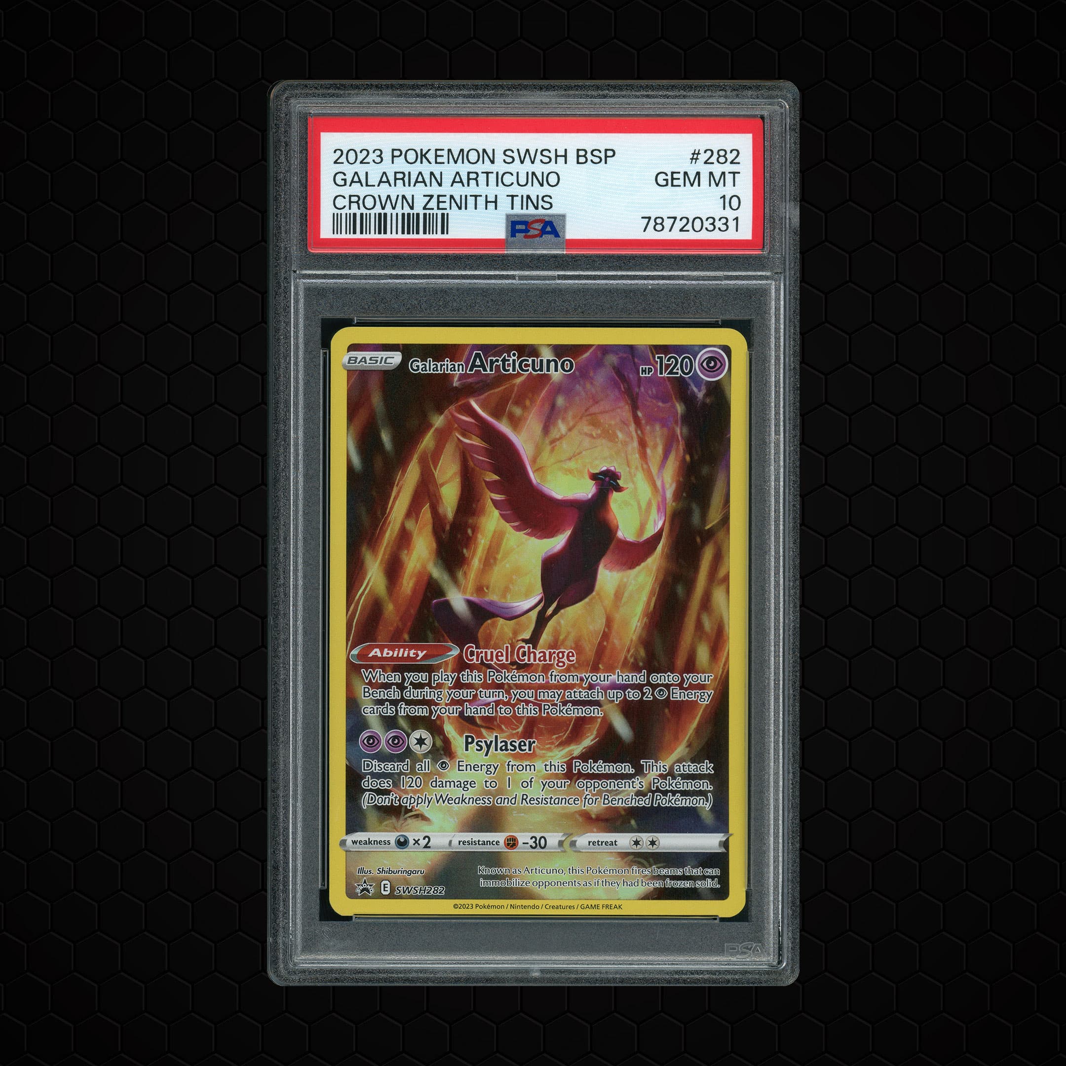2023 Black Star Promos Galarian Articuno  PSA 10