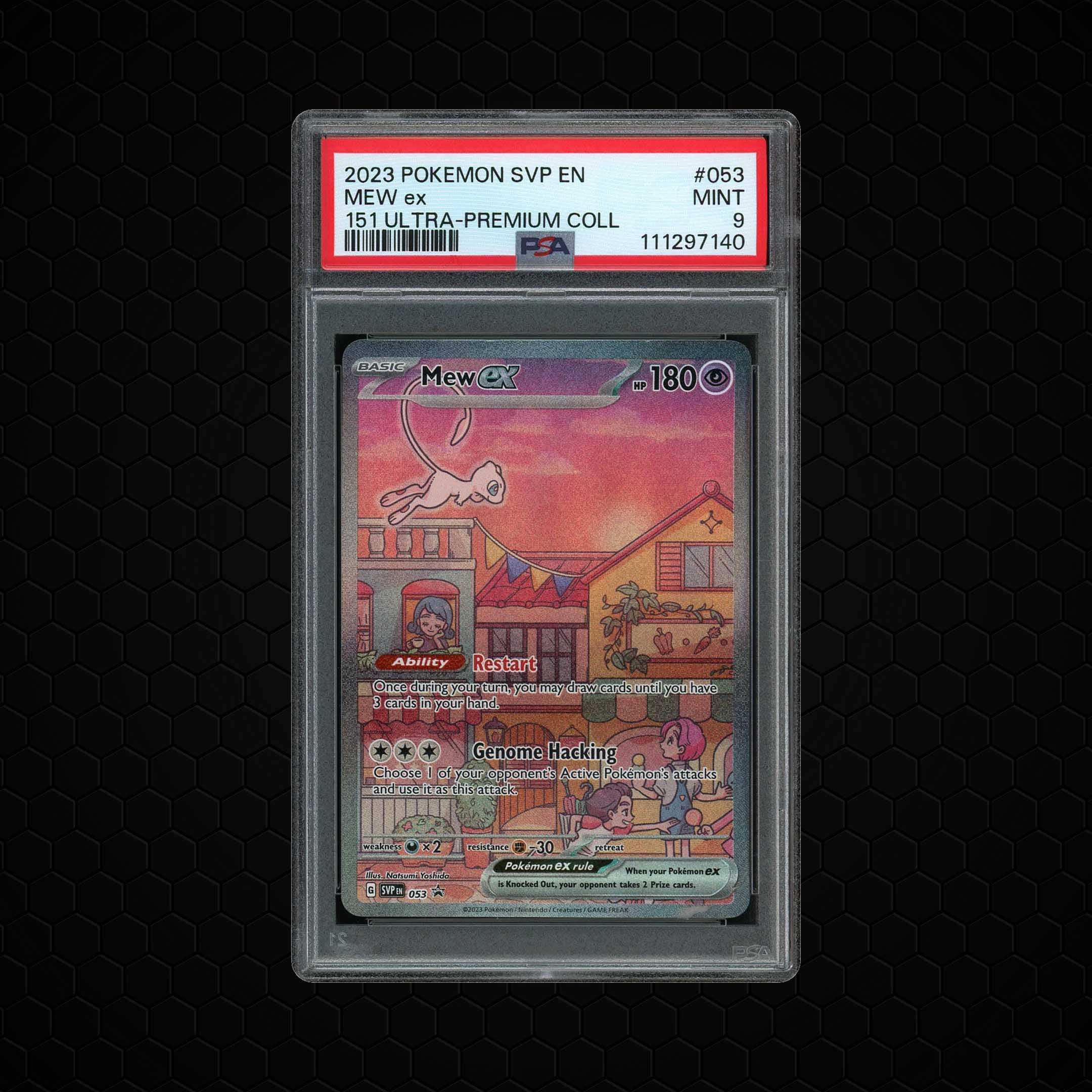 2023 Black Star Promo Mew ex  PSA 9