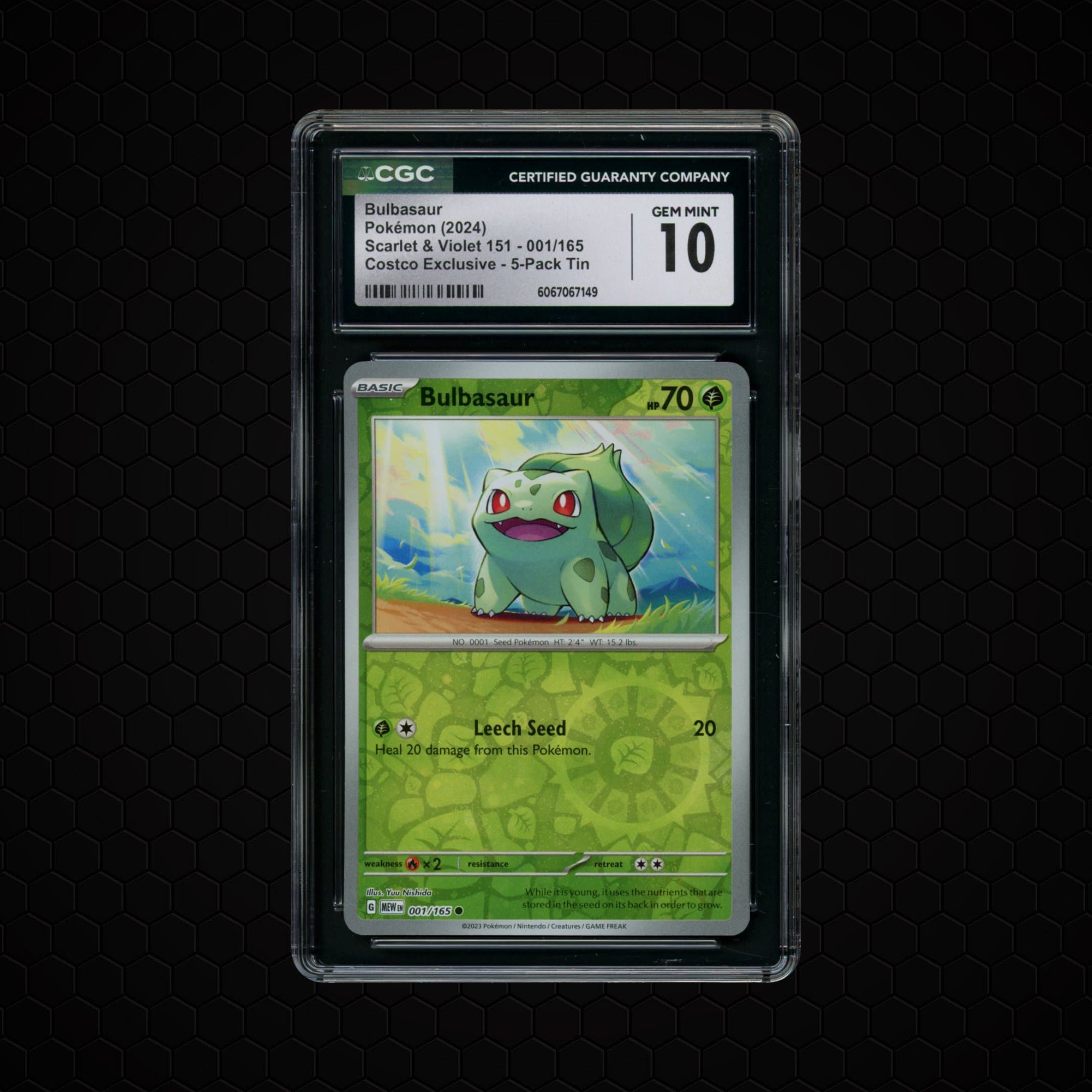 2024 Pokemon 151 Bulbasaur  CGC 10