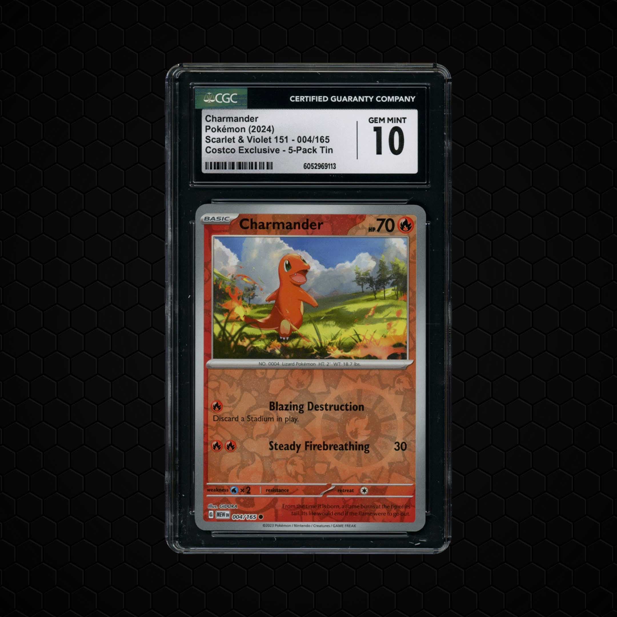 2024 Pokemon 151 Charmander  CGC 10