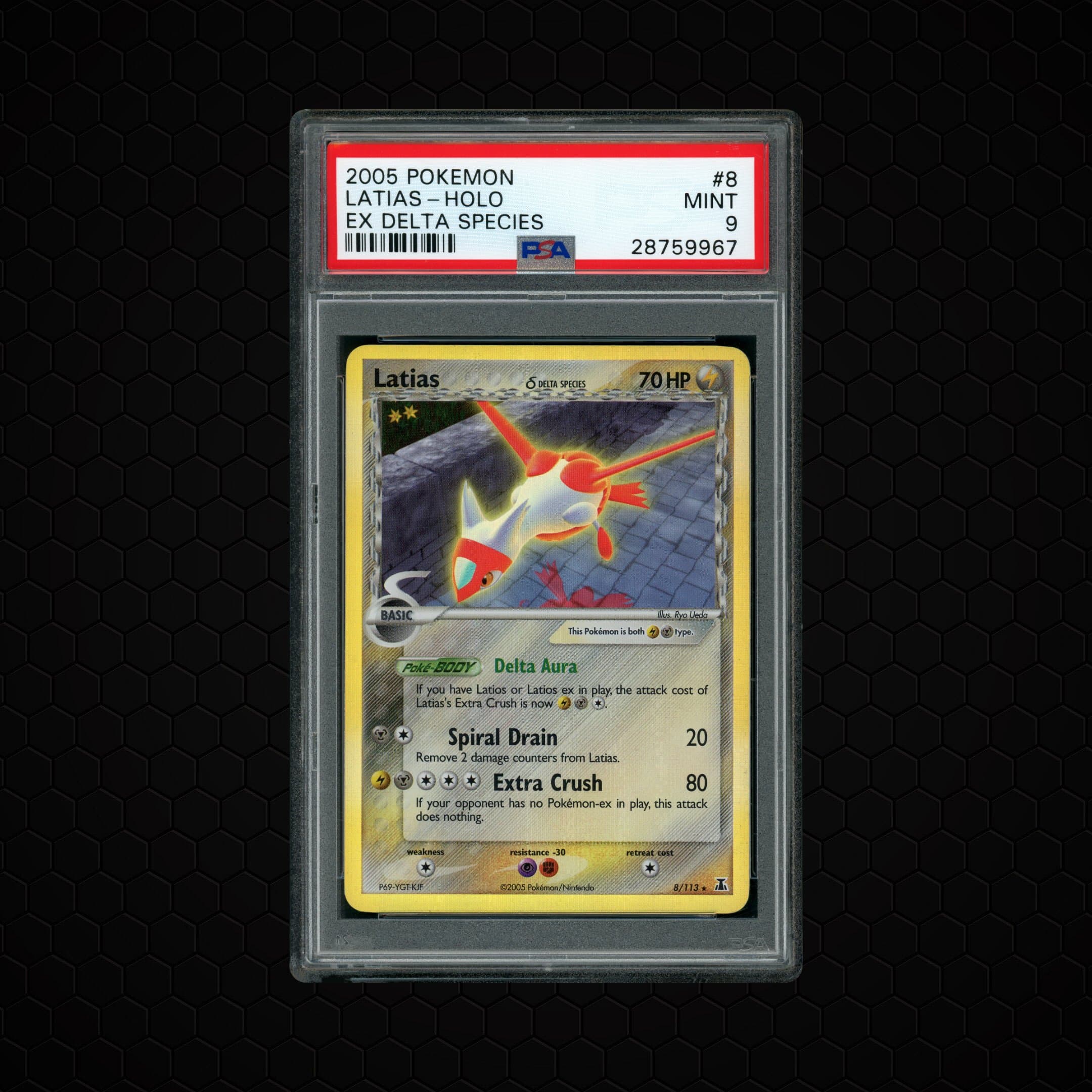 2005 EX Delta Species Latias  PSA 9