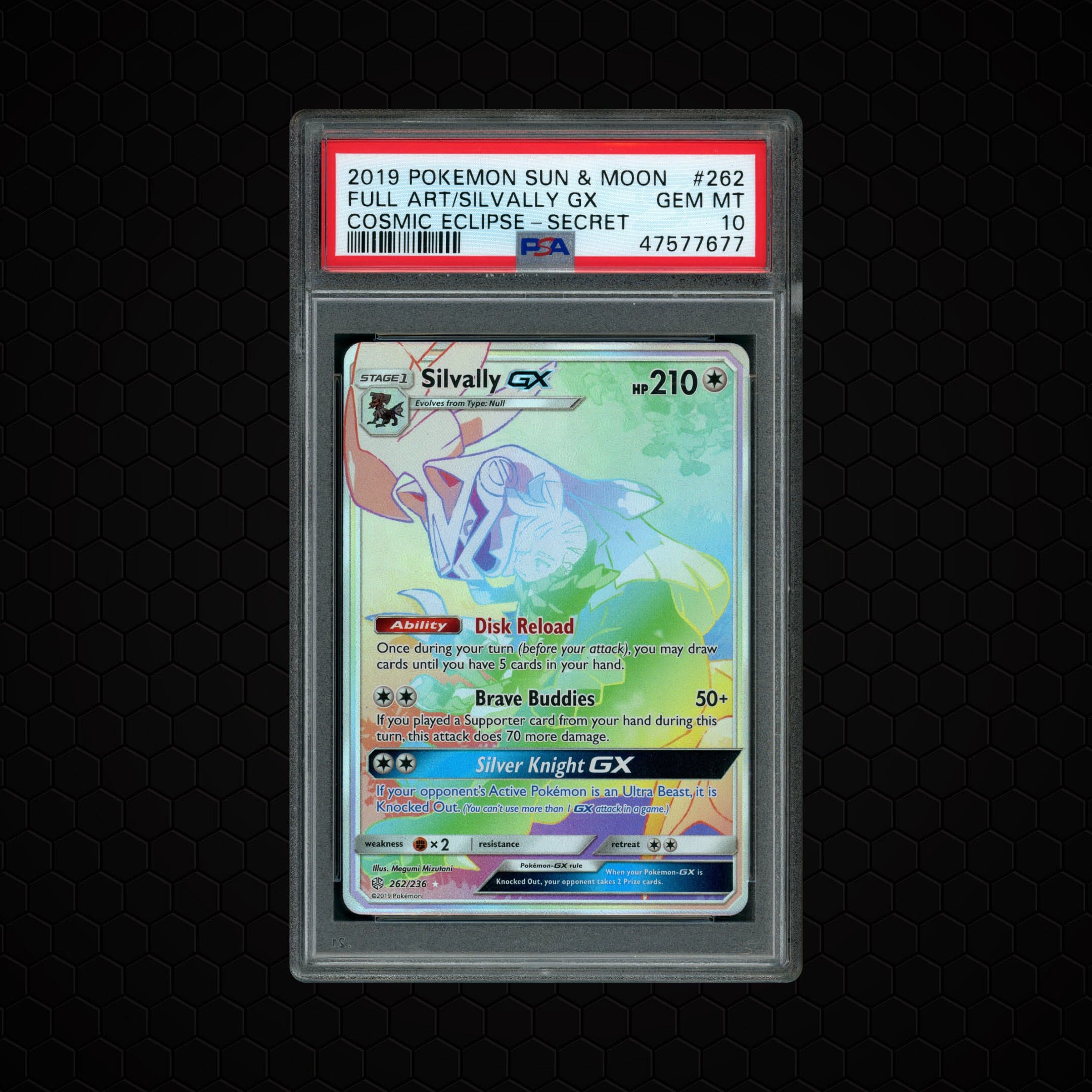 2019 Cosmic Eclipse Silvally GX  PSA 10