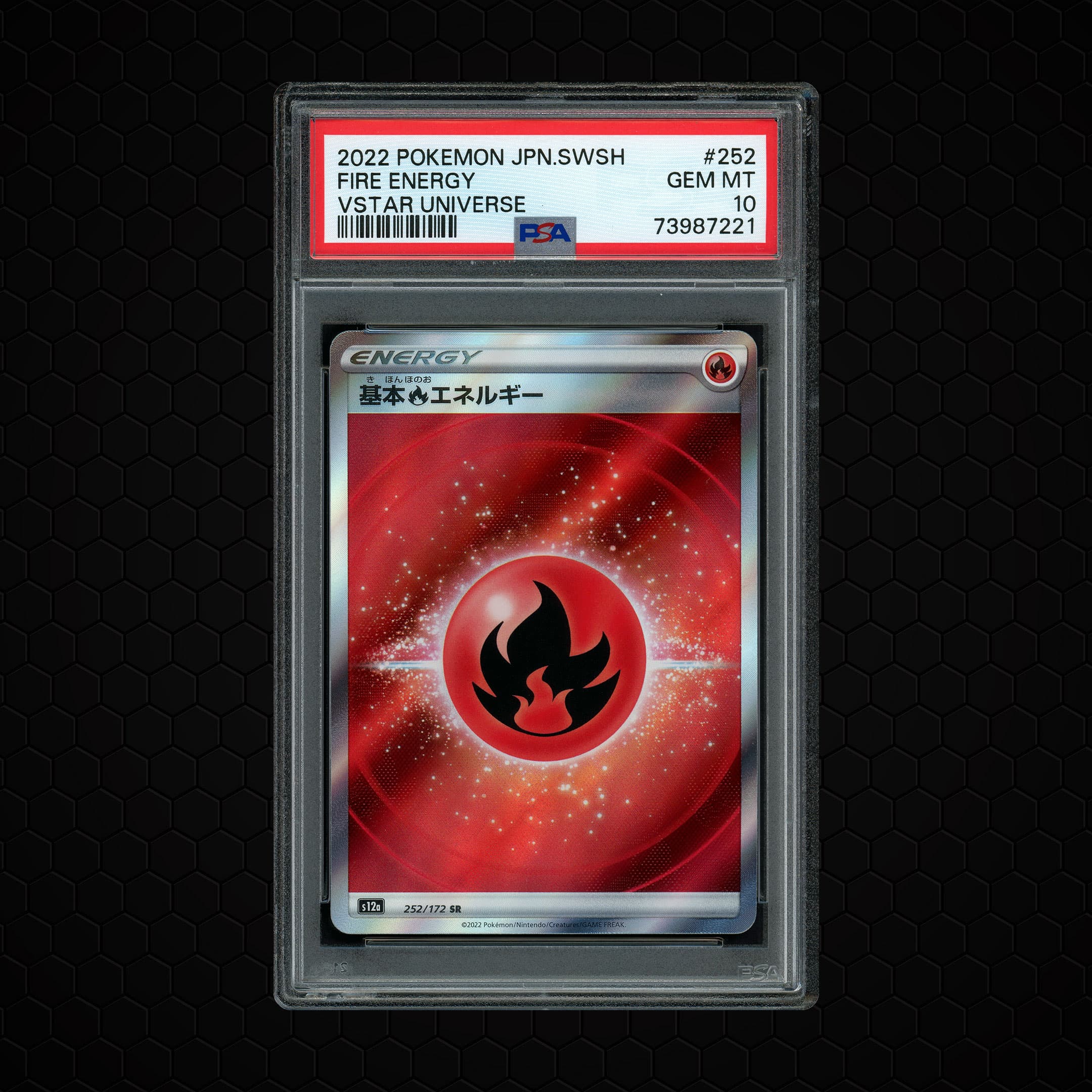 2022 Japanese VSTAR Universe Fire Energy  PSA 10