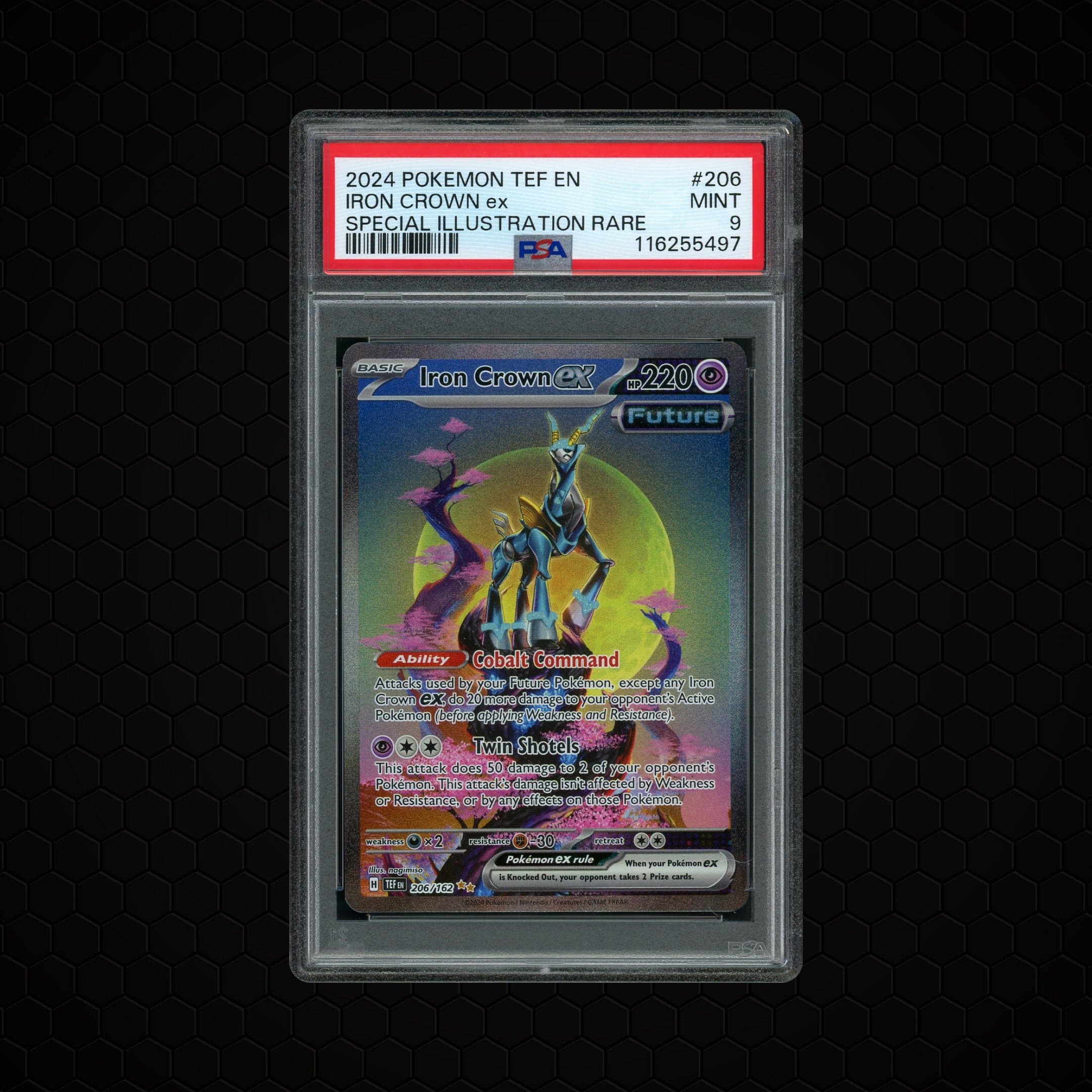 2024 Temporal Forces Iron Crown EX  PSA 9