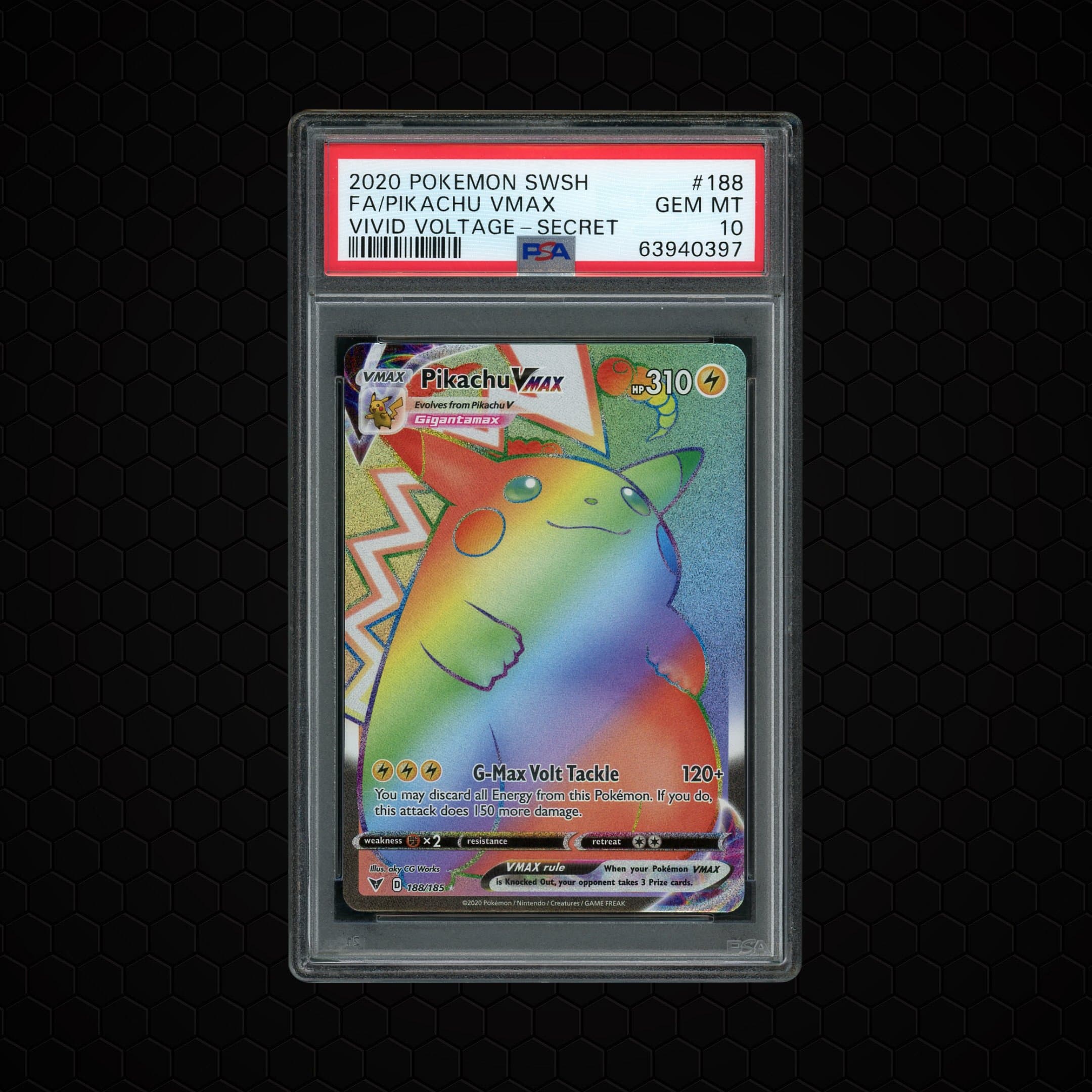 2020 Vivid Voltage Pikachu VMAX  PSA 10