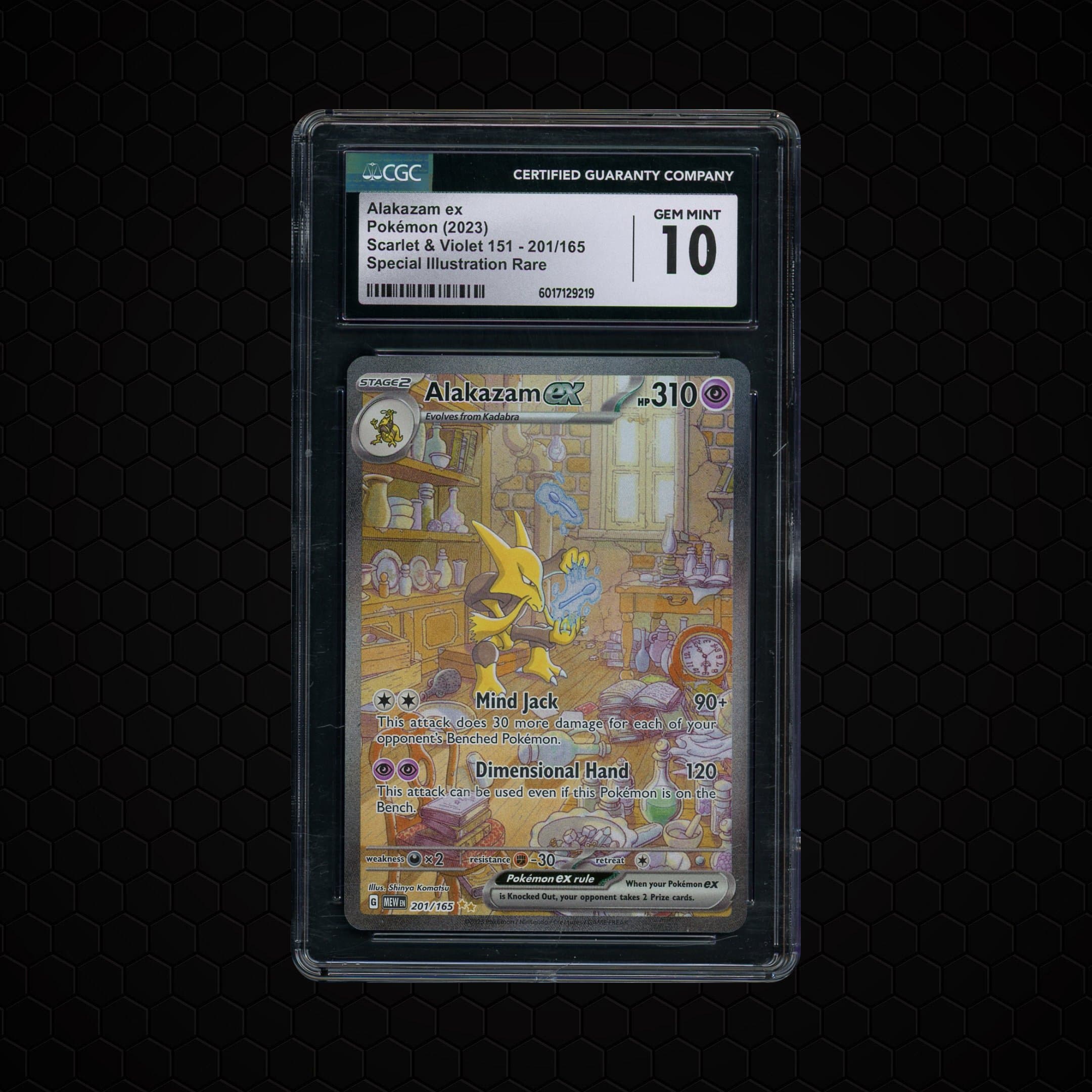 2023 Pokemon 151 Alakazam EX  CGC 10