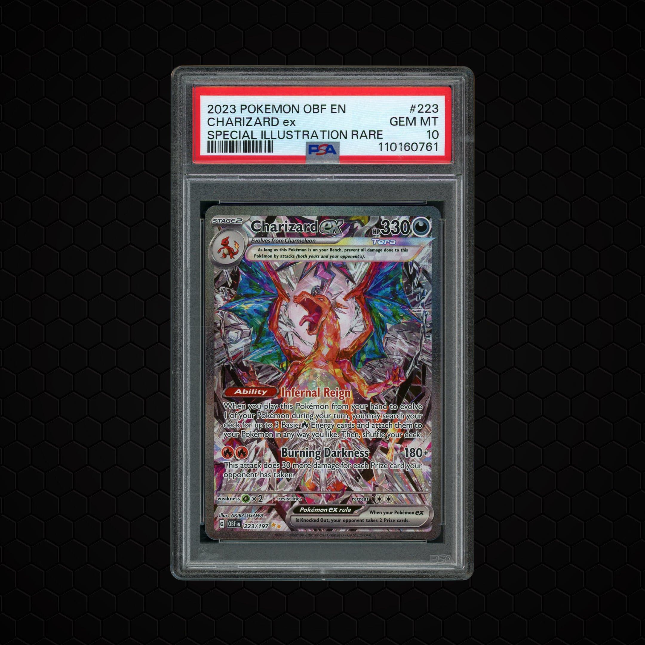 2023 Obsidian Flames Charizard EX  PSA 10