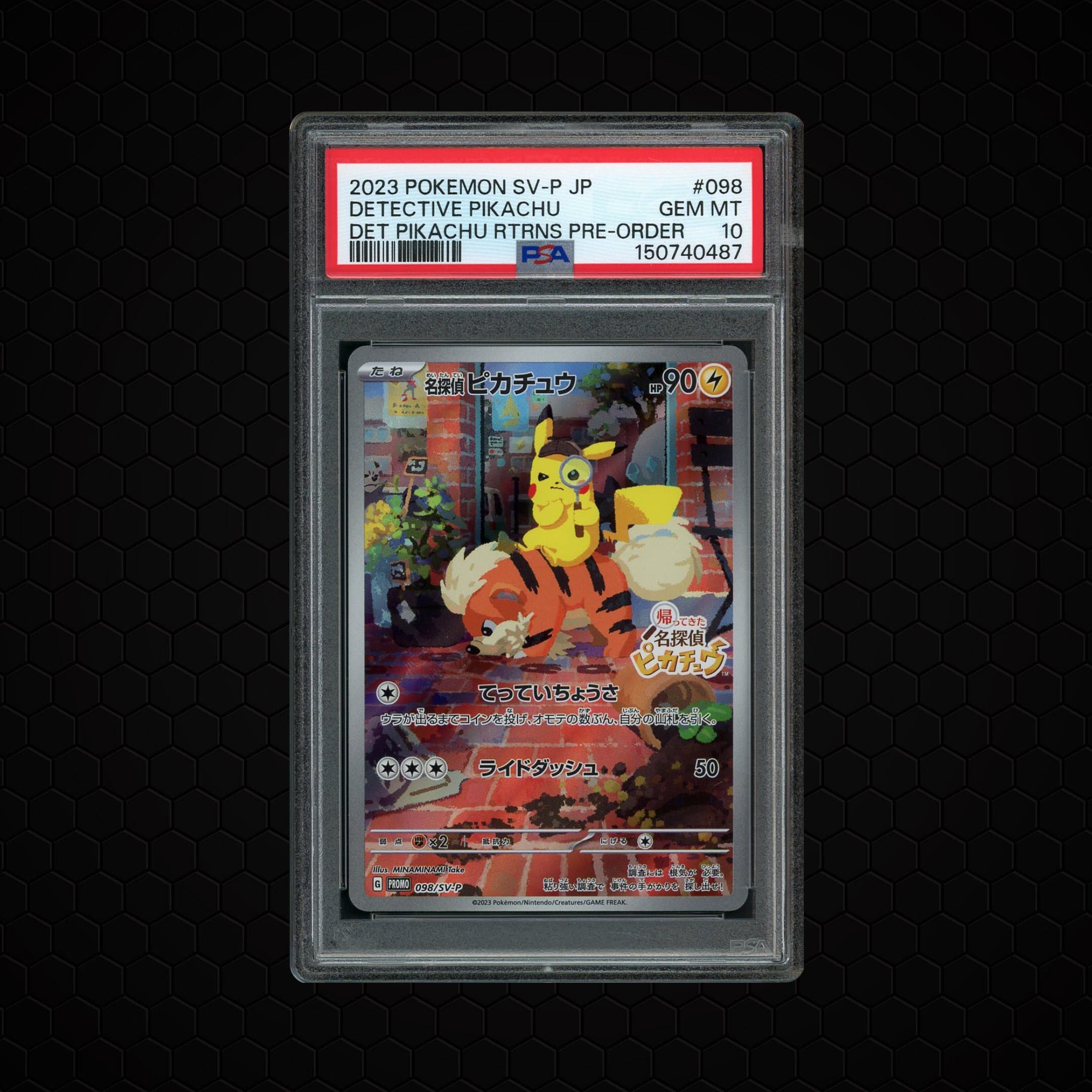 2023 Japanese Promo Detective Pikachu  PSA 10