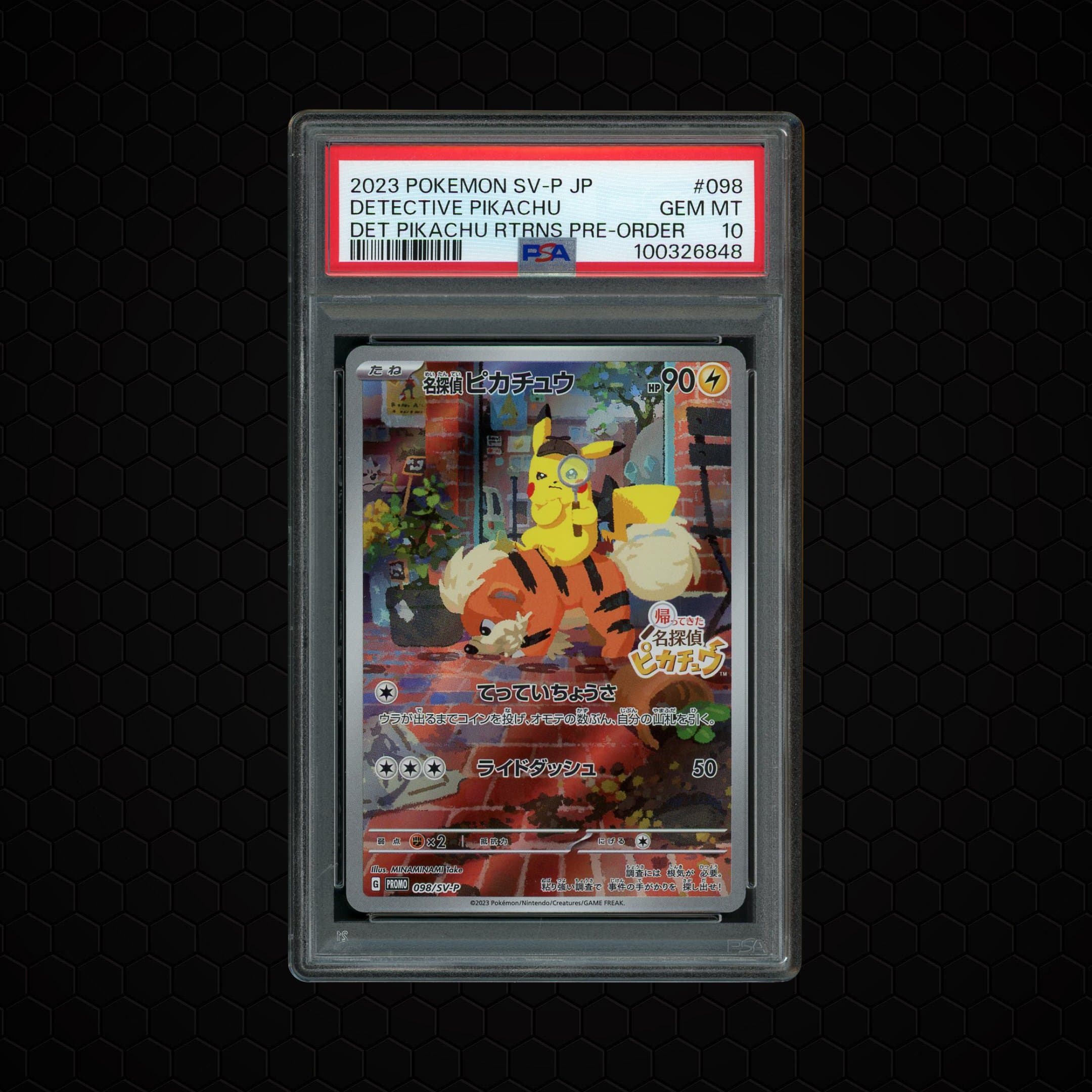 2023 Japanese Promo Detective Pikachu  PSA 10