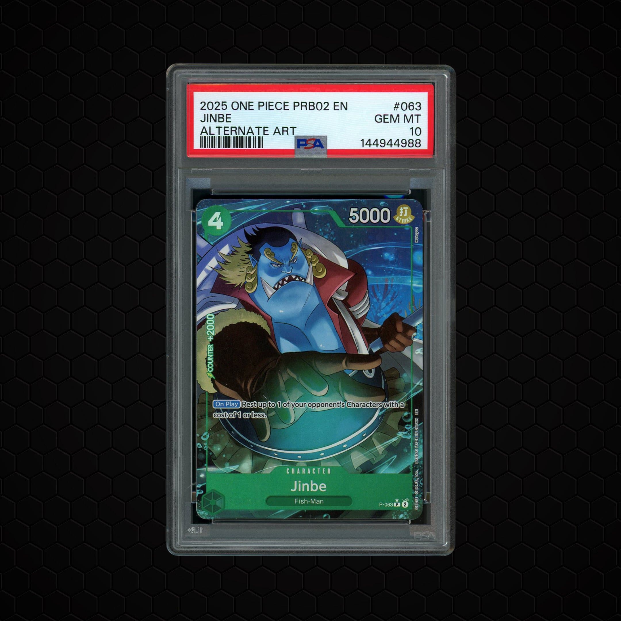 2025 The Best Vol. 2 Jinbe #P-063 PSA 10