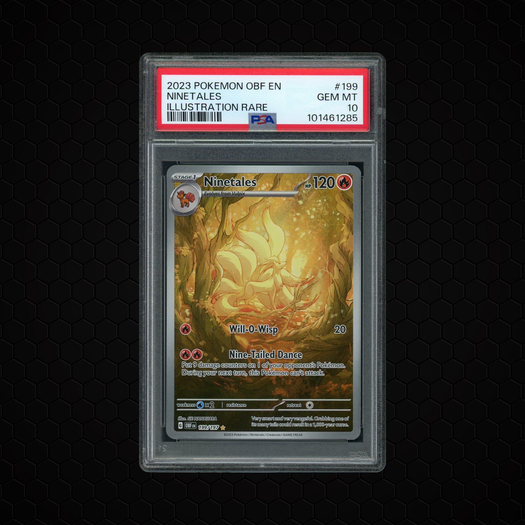 2023 Obsidian Flames Ninetales  PSA 10
