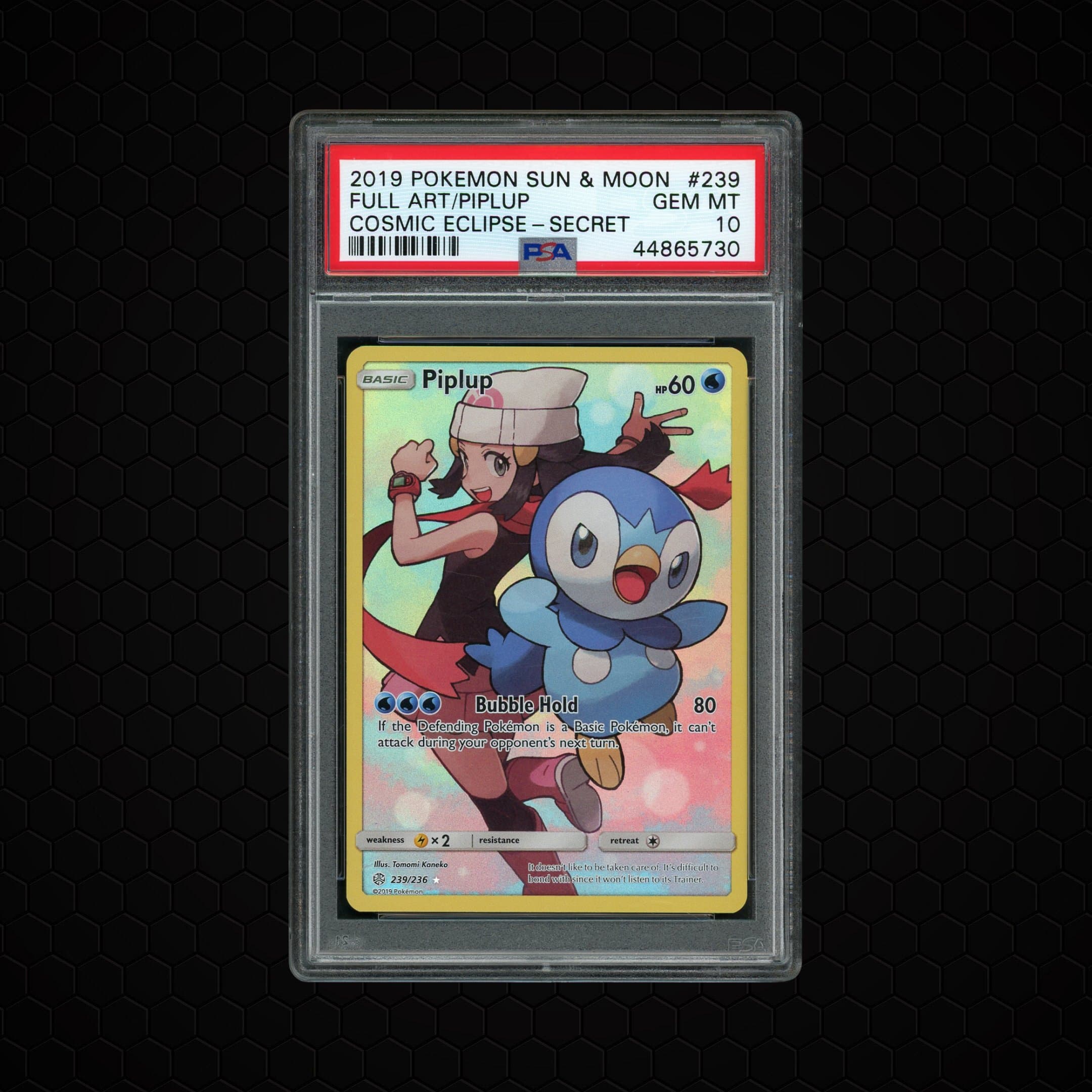 2019 Cosmic Eclipse Piplup  PSA 10