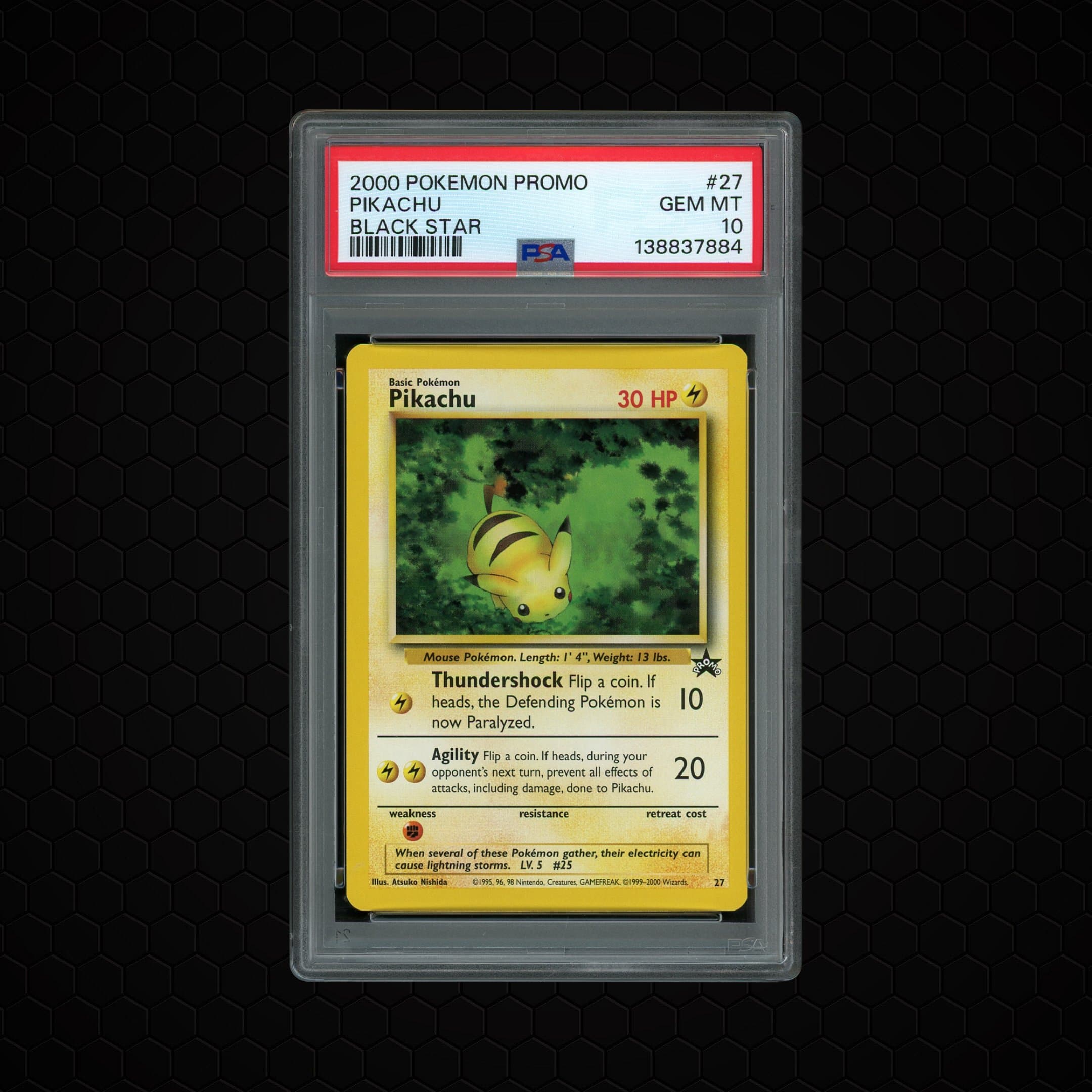 2000 Black Star Promo Pikachu  PSA 10