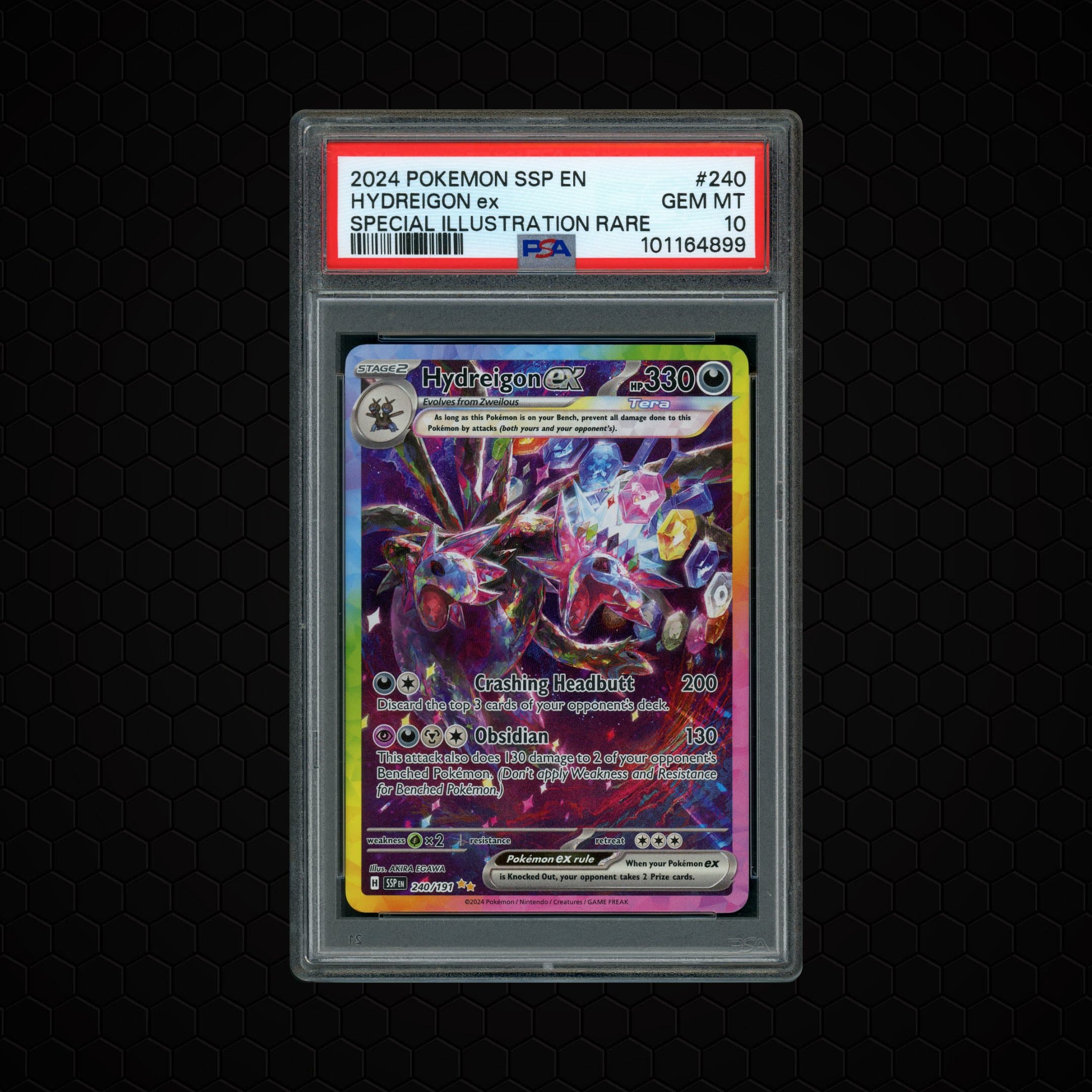 2024 Surging Sparks Hydreigon EX  PSA 10