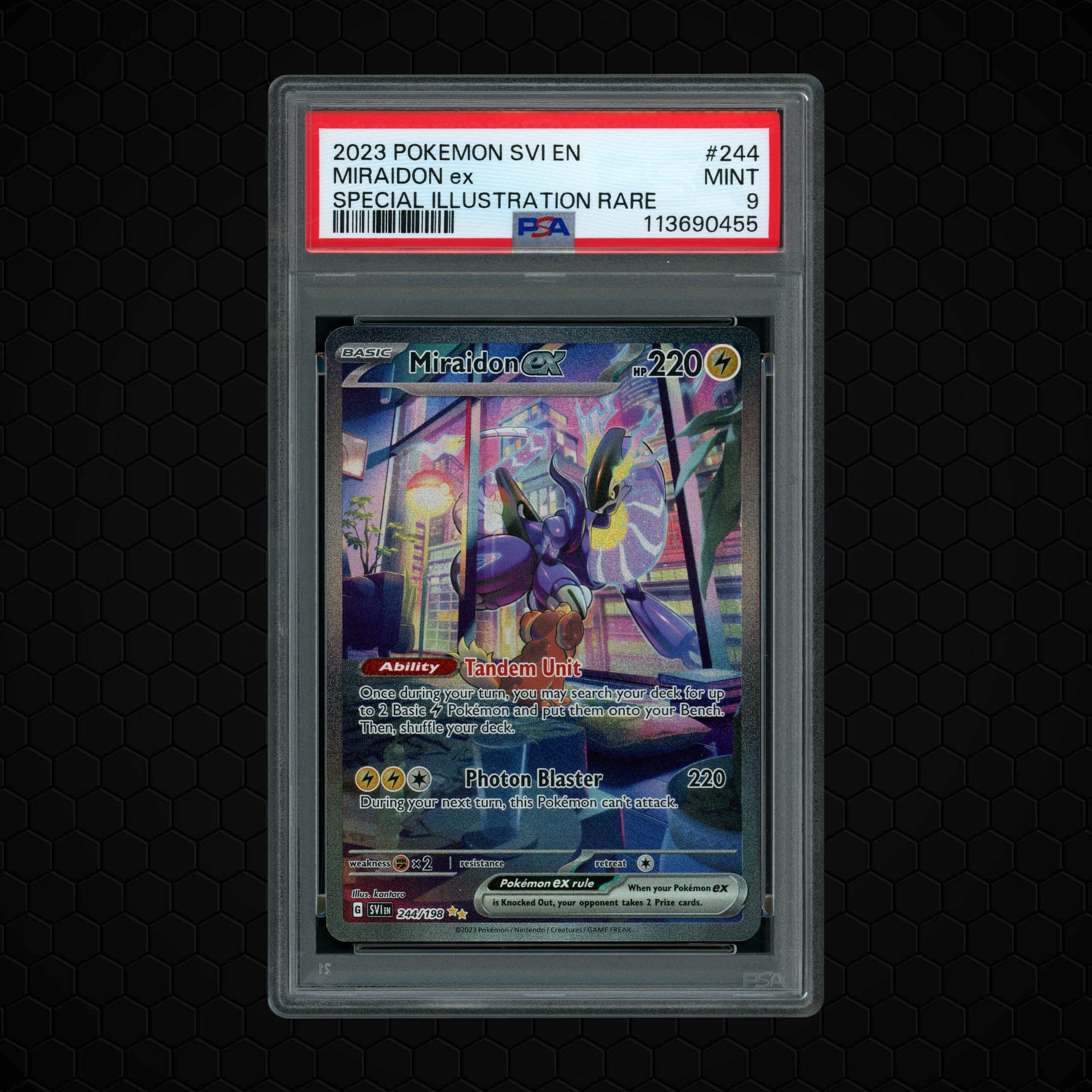 2023 Scarlet & Violet Miraidon EX  PSA 9