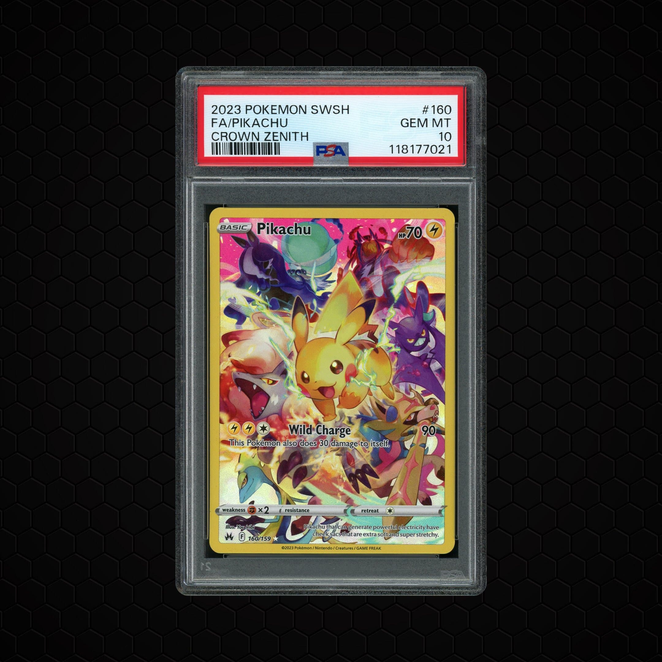 2023 Crown Zenith Pikachu  PSA 10