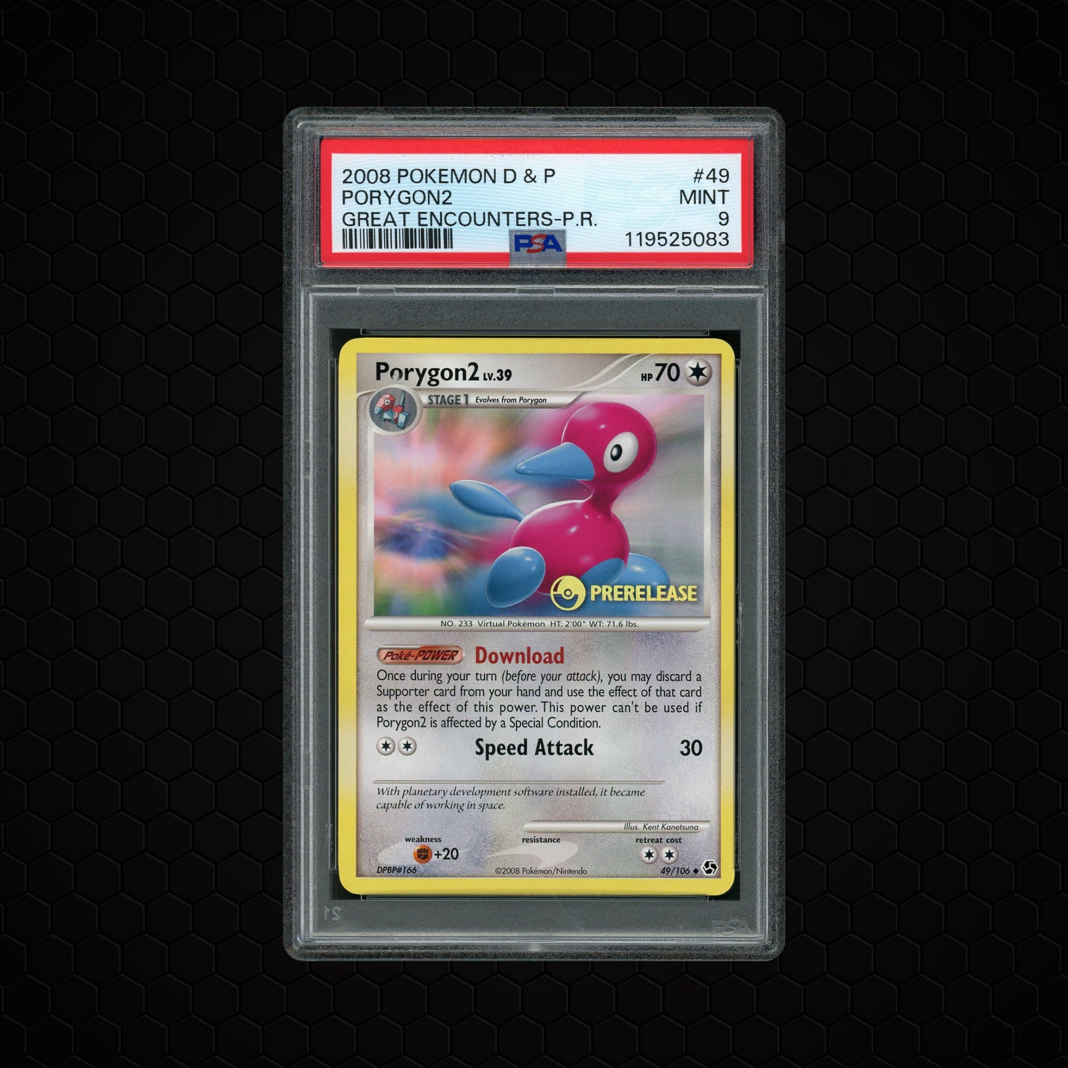 2008 Great Encounters Porygon 2  PSA 9