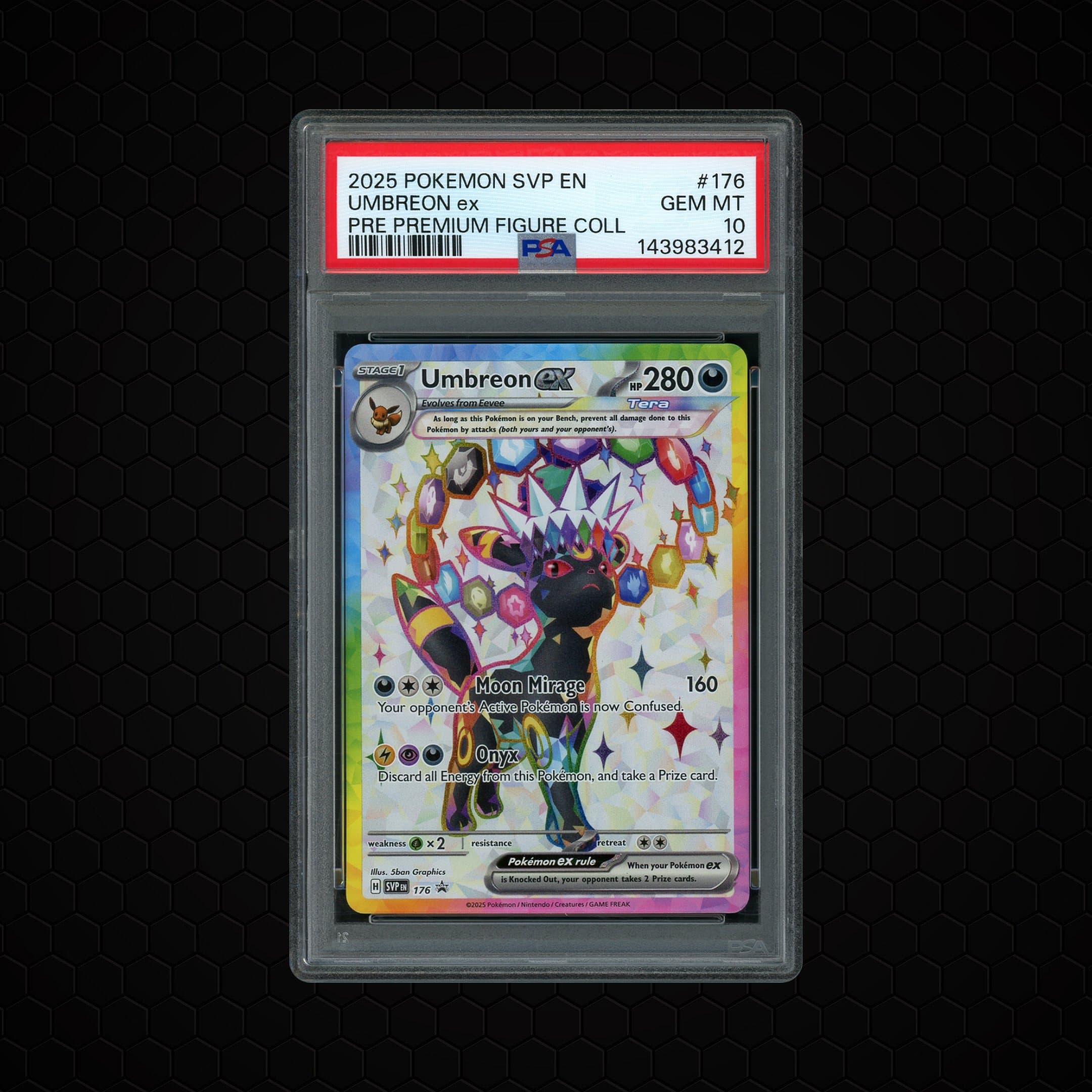 2025 Black Star Promo Umbreon EX  PSA 10